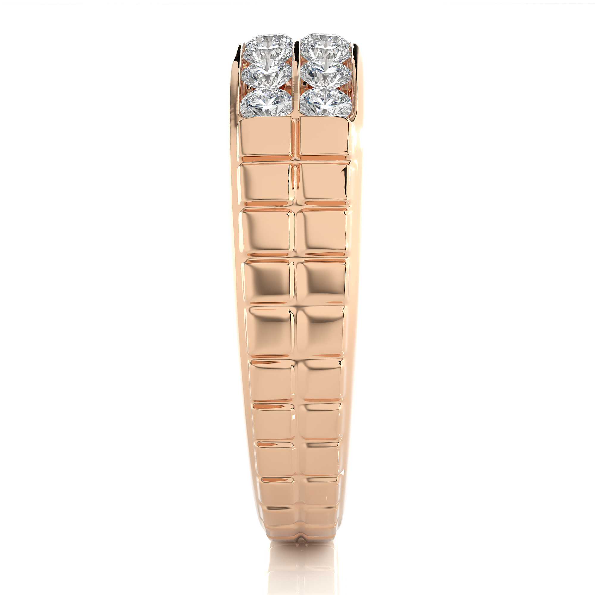 0.82 Carat IJ Color VS1 Clarity Diamond Studded Natural Diamond Ring.