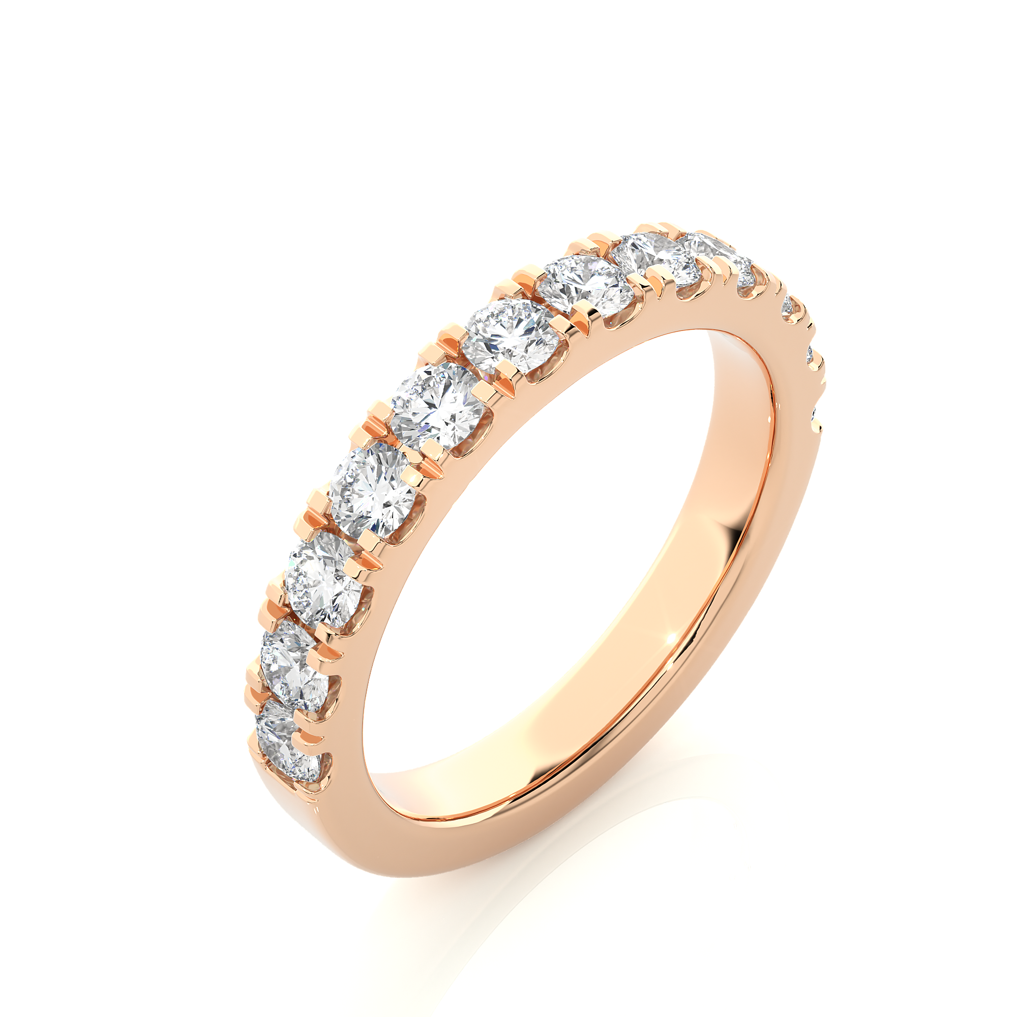 0.99 Carat G Color VS1 Clarity Diamond Studded Natural Diamond Ring.