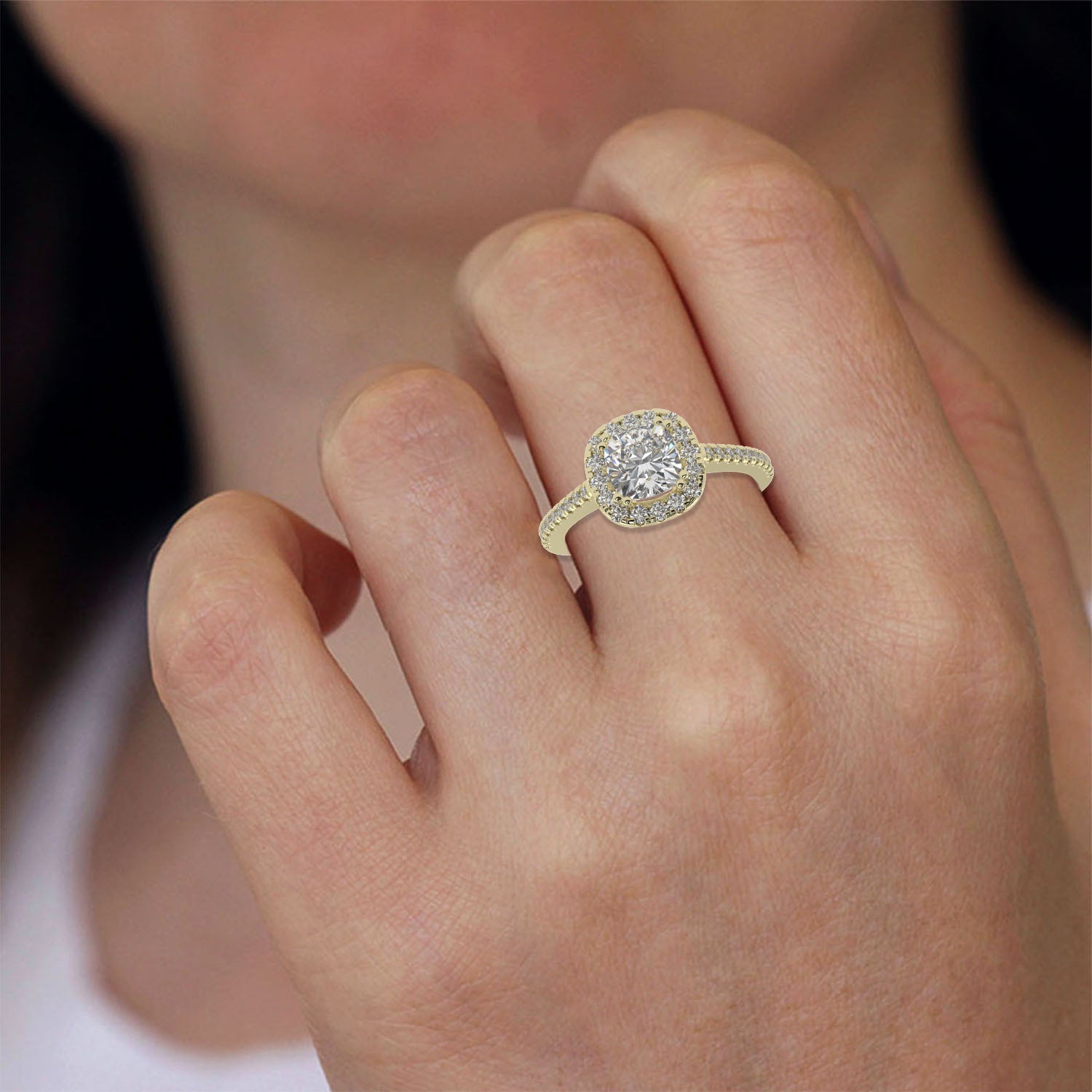 Buy Vintage Natural Diamond Ring in Gold | SolitaireKart