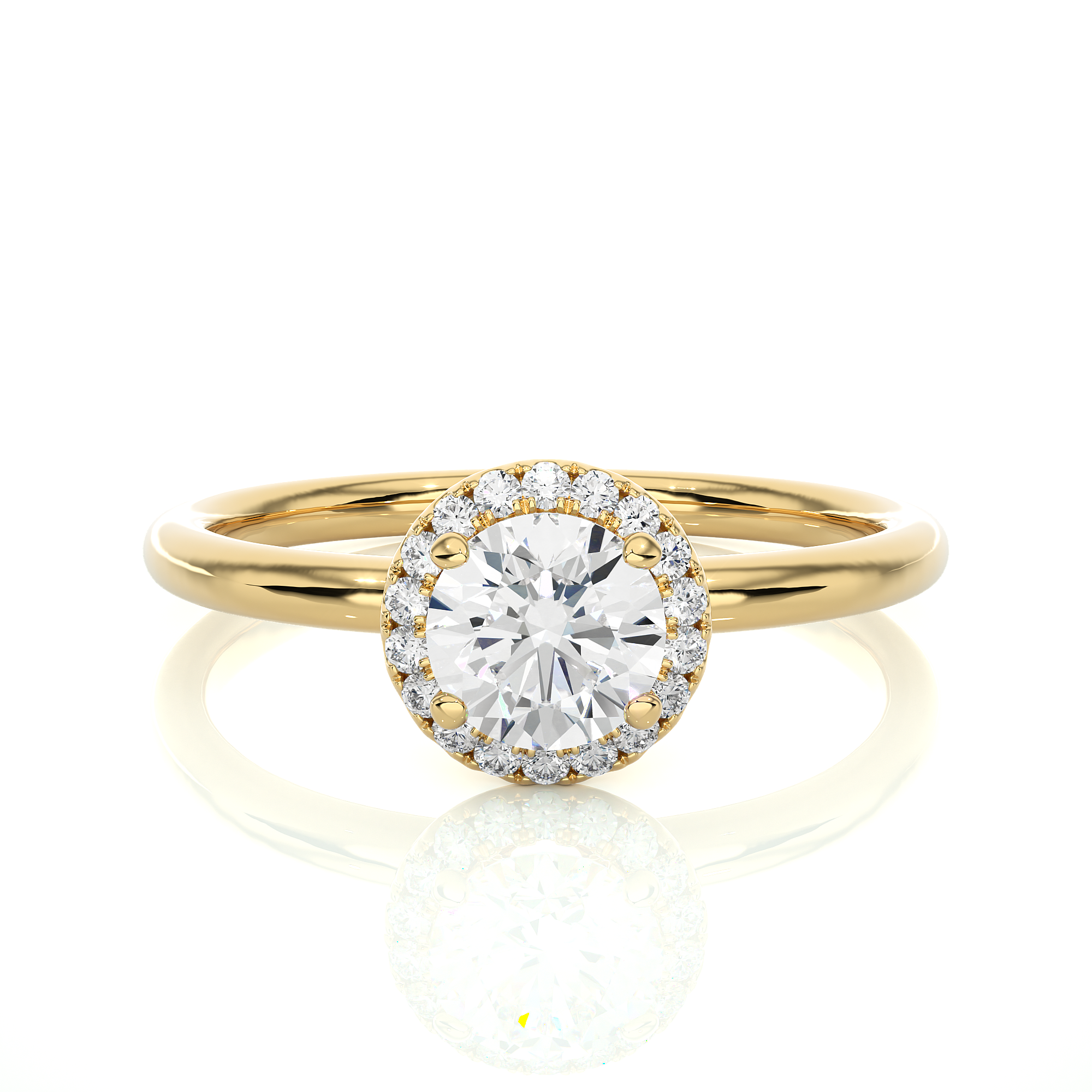 0.50 Carat G Color VS1 Clarity Diamond Studded Natural Diamond Ring.