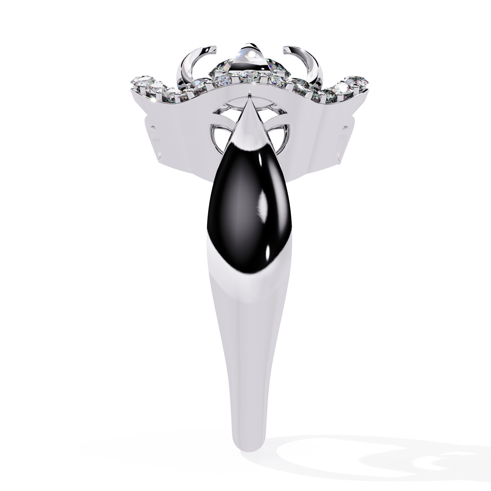 Solitairekart 0.81ct Floral Halo Diamond Ring-HI Color, VS-SI Clarity