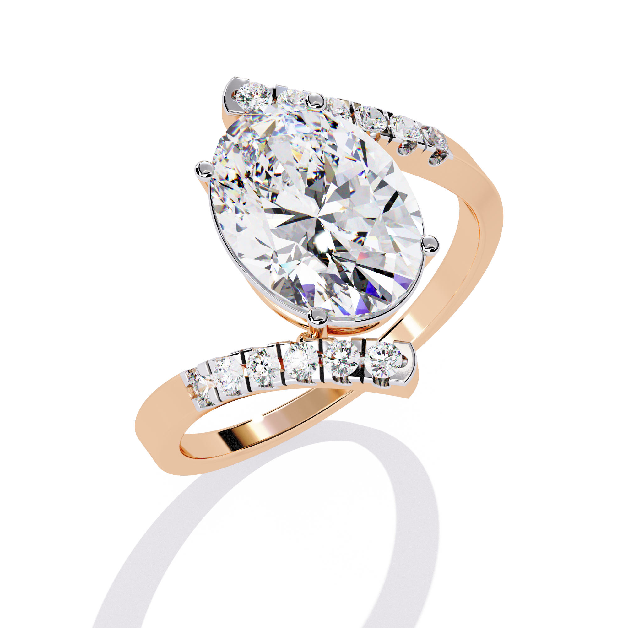 Solitairekart 2.41ct Oval Cut Halo Natural Diamond Ring-H Color, VS1 Clarity
