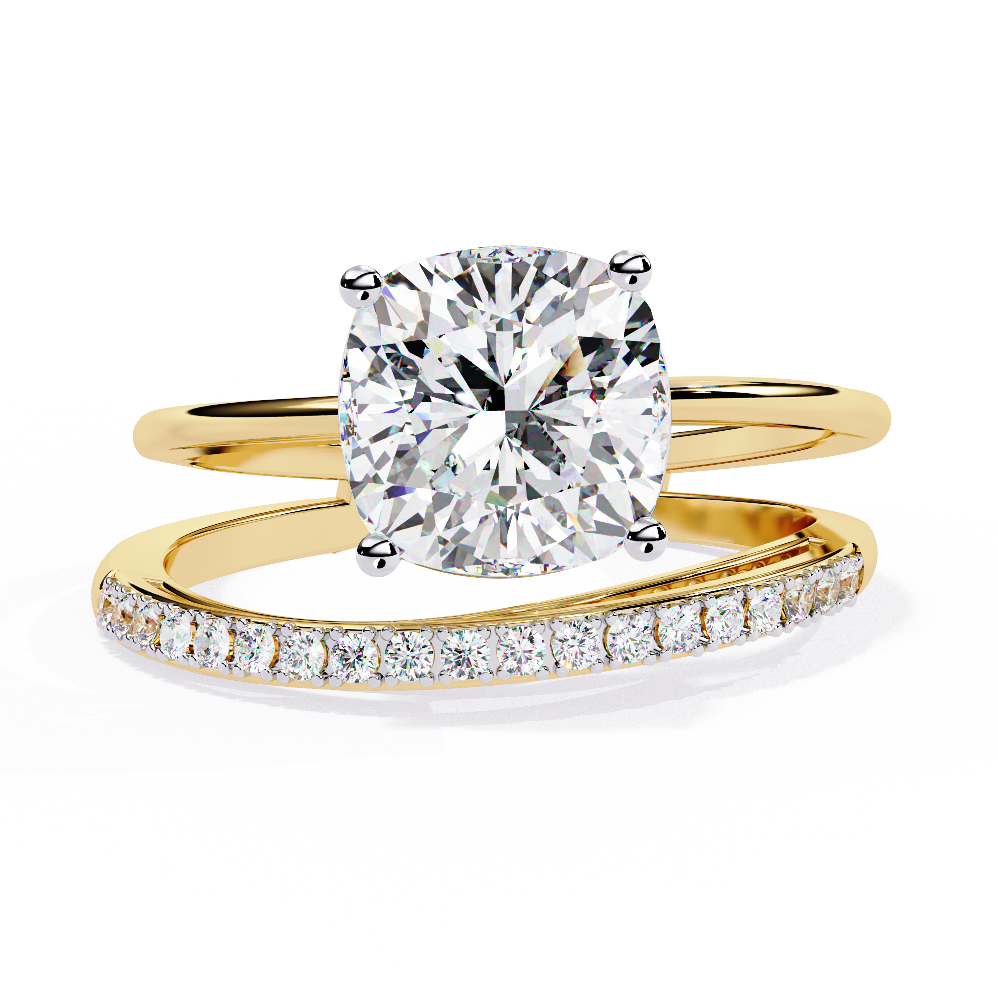 Solitairekart 2.41ct Classic Hidden Halo Natural Diamond Ring-H Color, VS1 Clarity