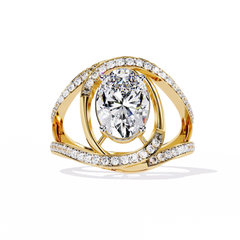 Solitairekart 7.78ct Natural Diamond Orbit Ring