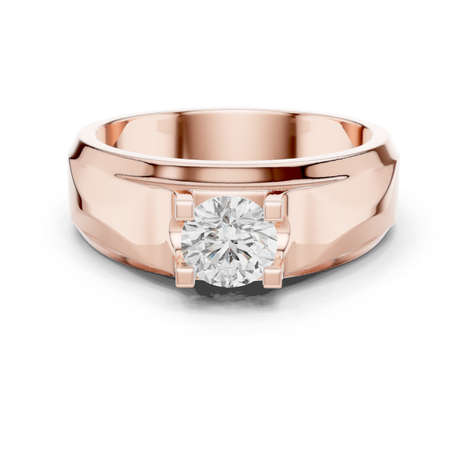 Natural Diamond Men’s Ring – 0.75ct H/VS1 Signature Royal Edition