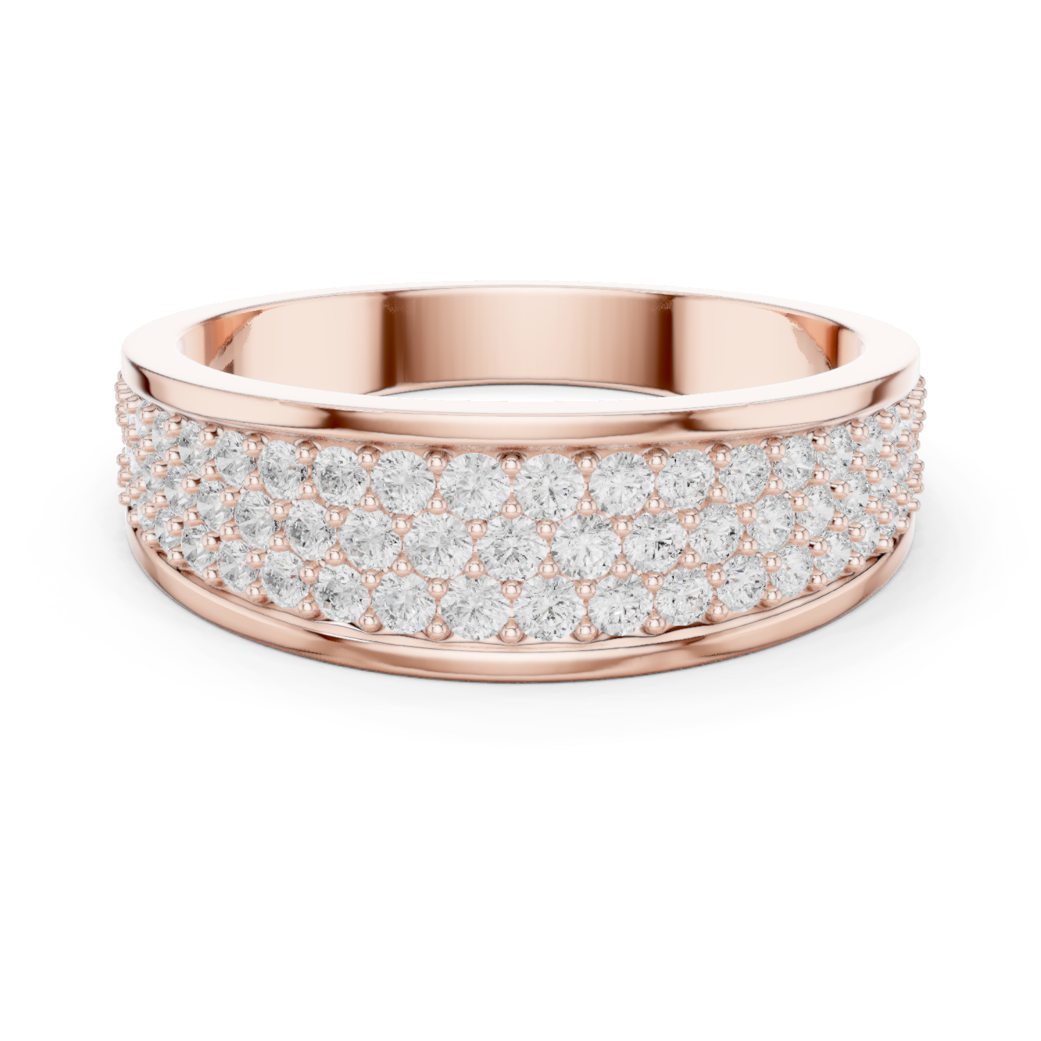 Natural Diamond Men's Band Ring 0.927ct EF/VS – Certified Luxury