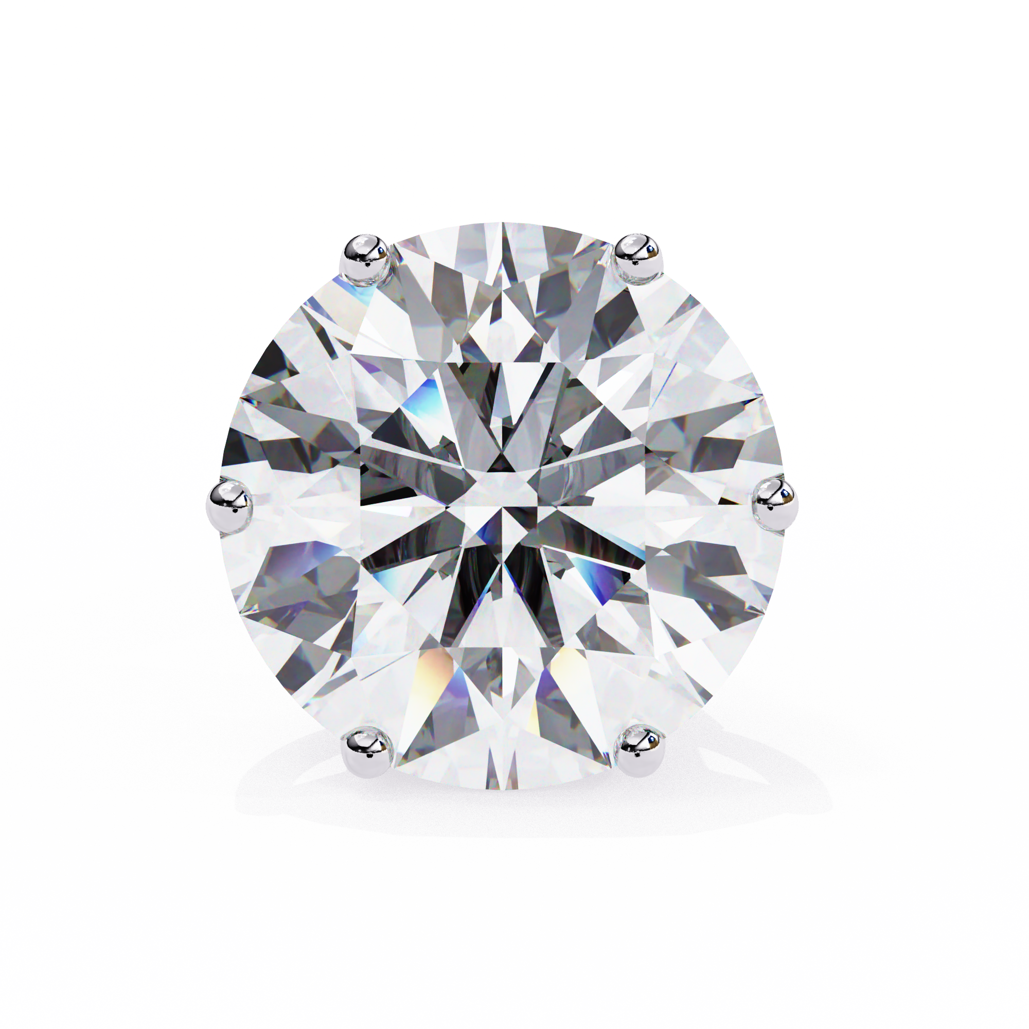 2.57ct Natural Diamond Stud Earrings – Solitairekart