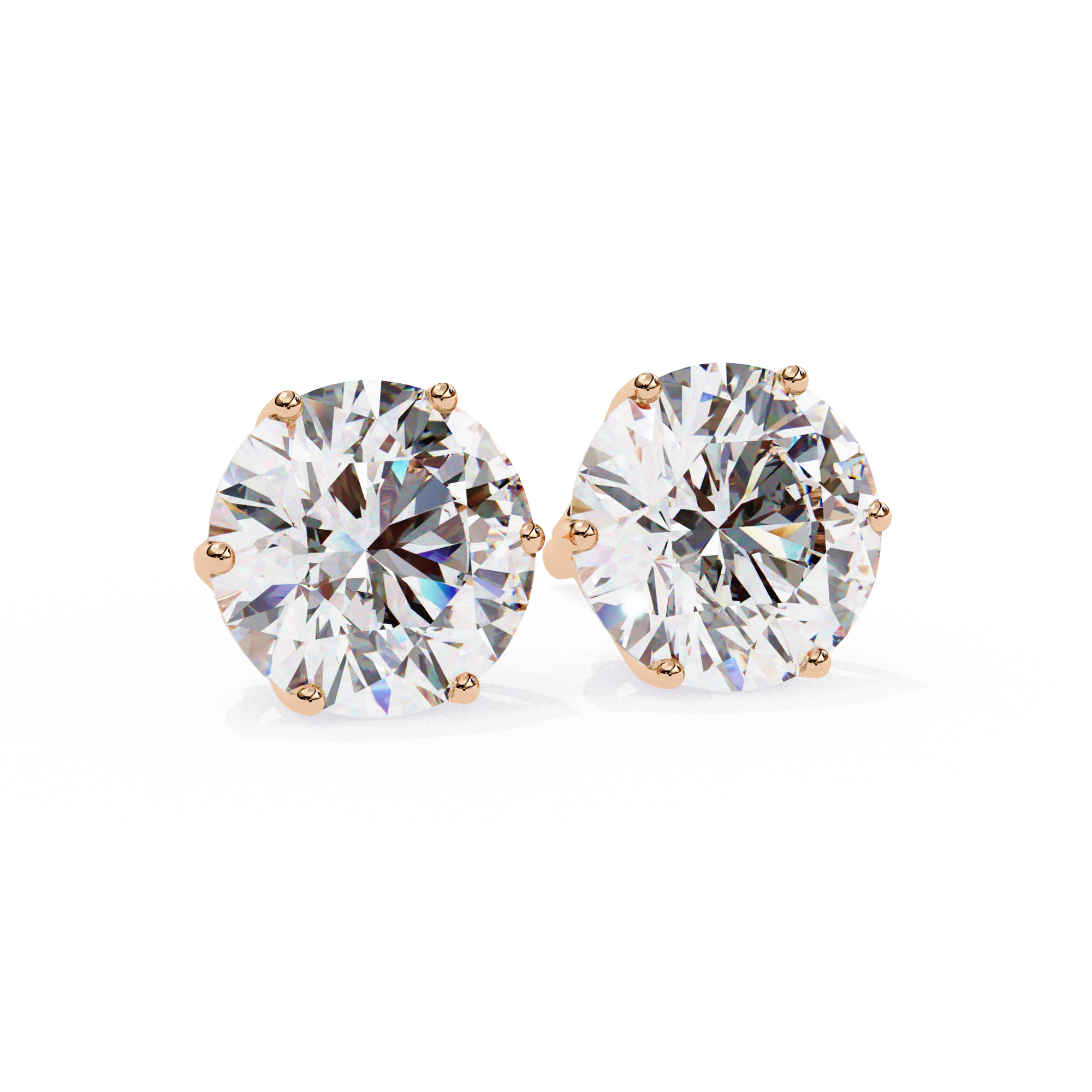 2.57ct Natural Diamond Stud Earrings – Solitairekart