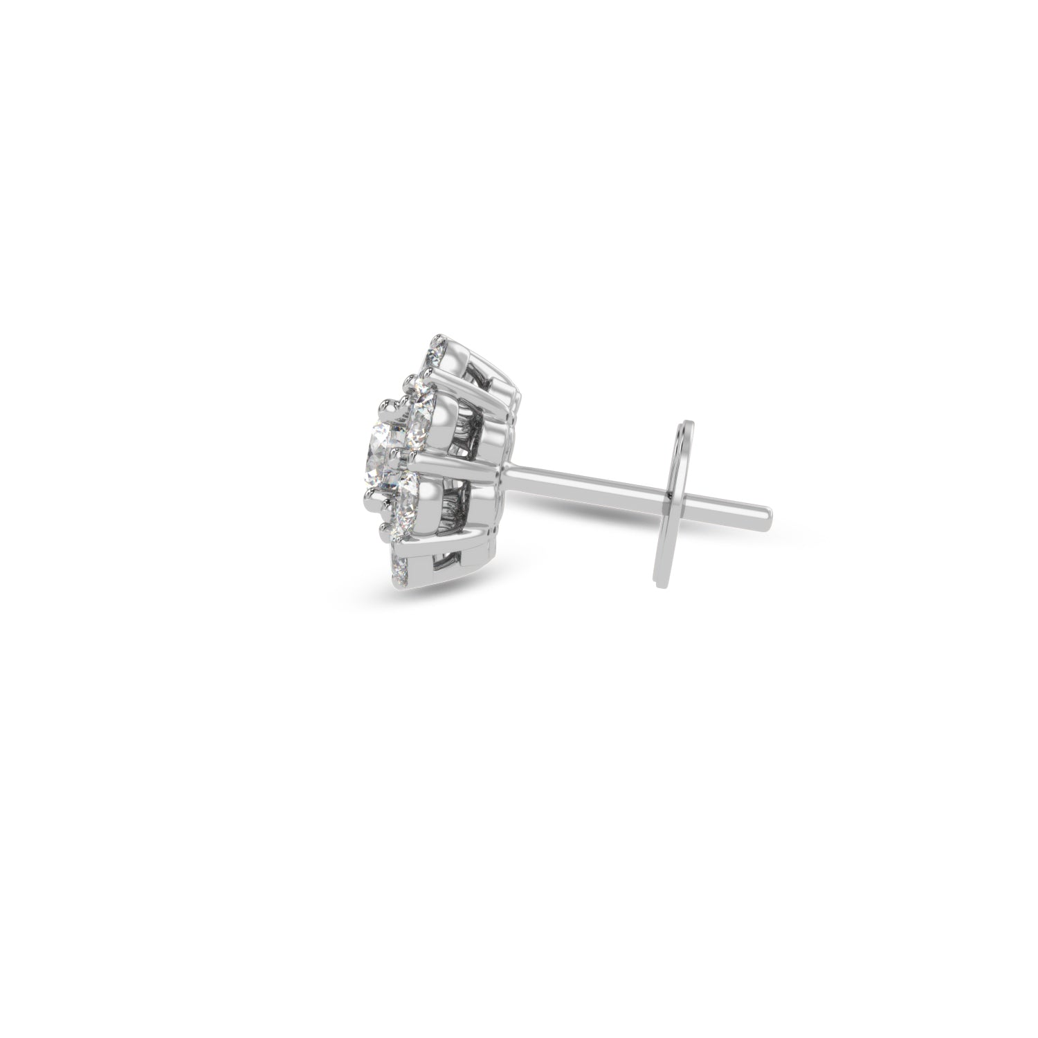 Buy 1.87Ct G VS1 Diamond Stud Earrings | Solitairekart