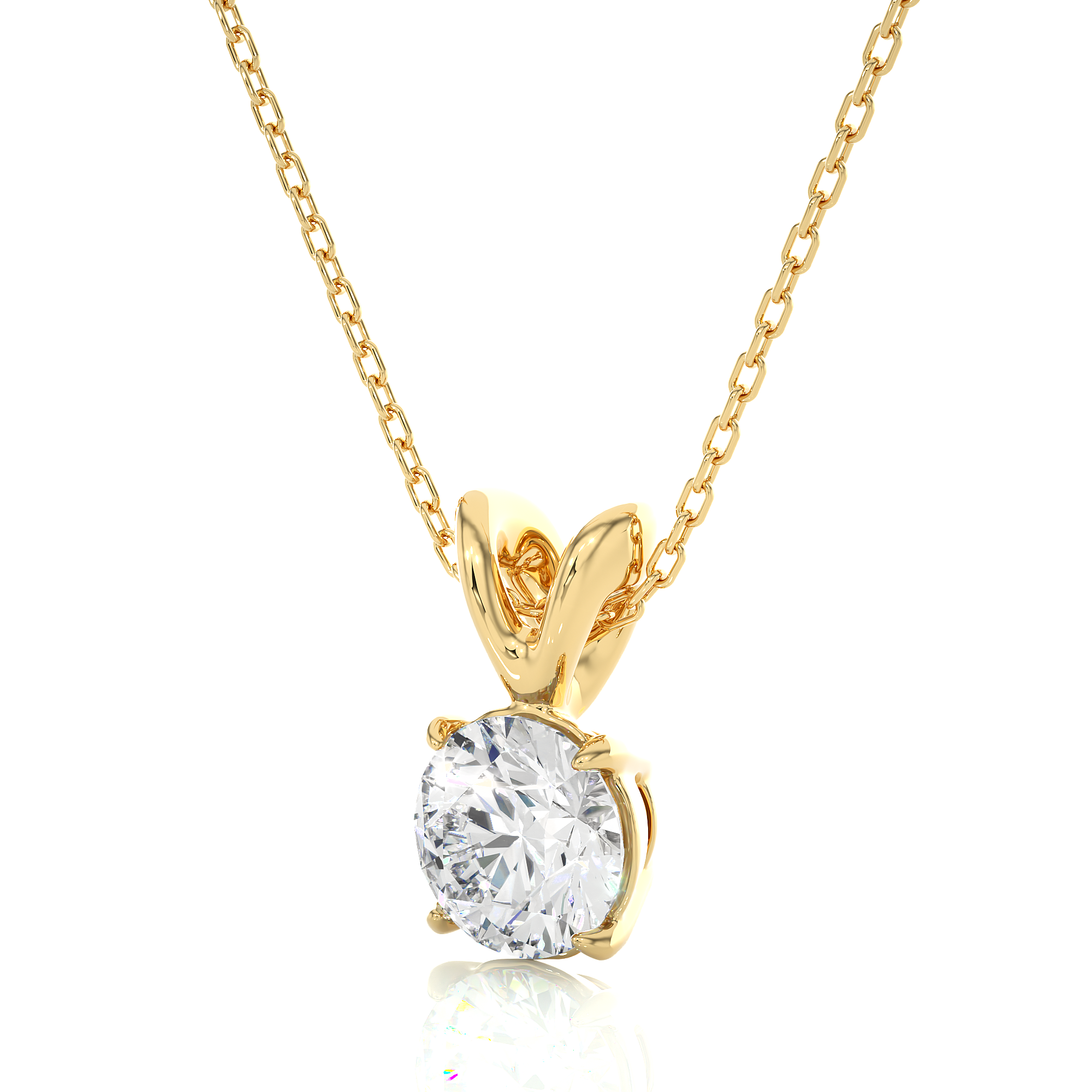 Buy 0.59Ct Natural Diamond Pendant | Solitairekart