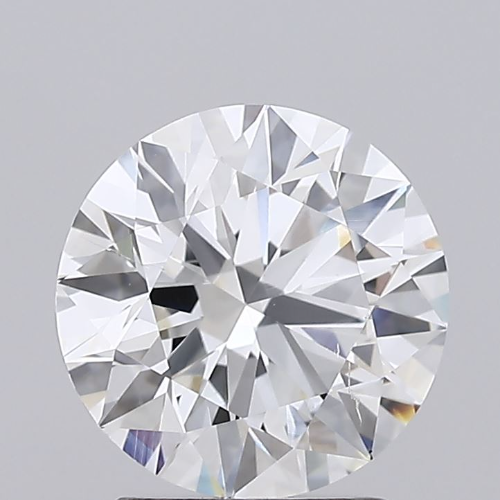 2.02 Carat F Color SI1 Clarity Round Shape Lab Grown Diamond