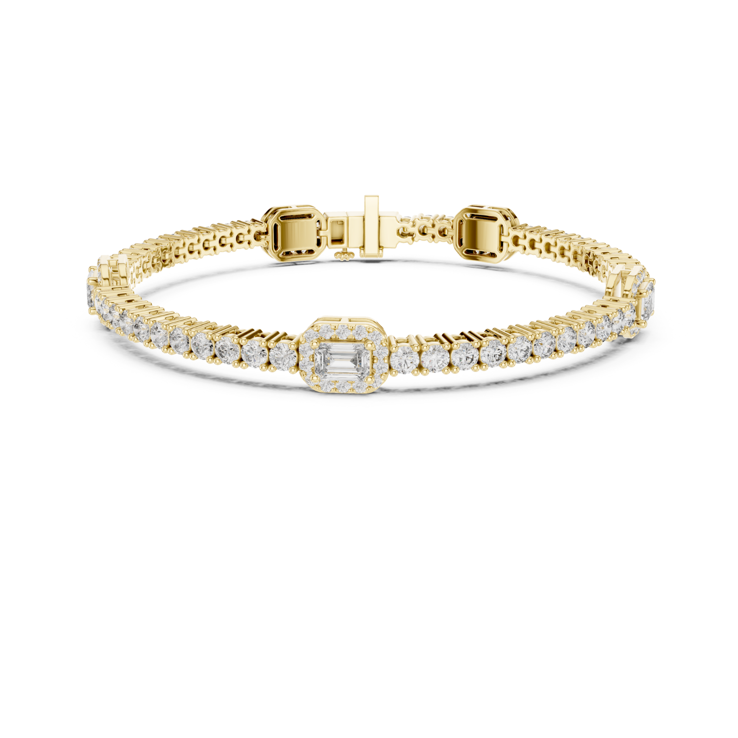 Natural Diamond Tennis Bracelet – 5.27ct J/VS1 Elite Crown Luxe Collection