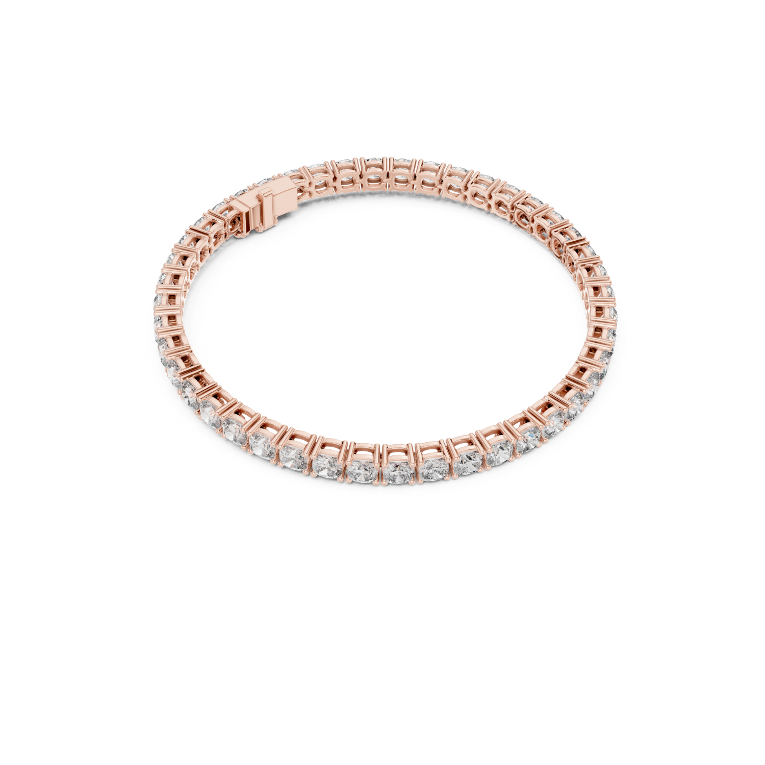 Natural Diamond Tennis Bracelet – 4.40ct GH/VS Majestic Royal Collection
