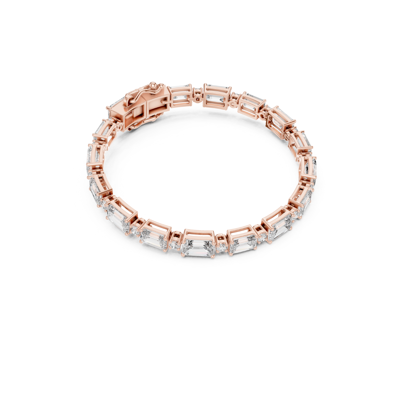 Natural Diamond Tennis Bracelet – 11.34ct H/VS1 Regal Crown Opulence Collection