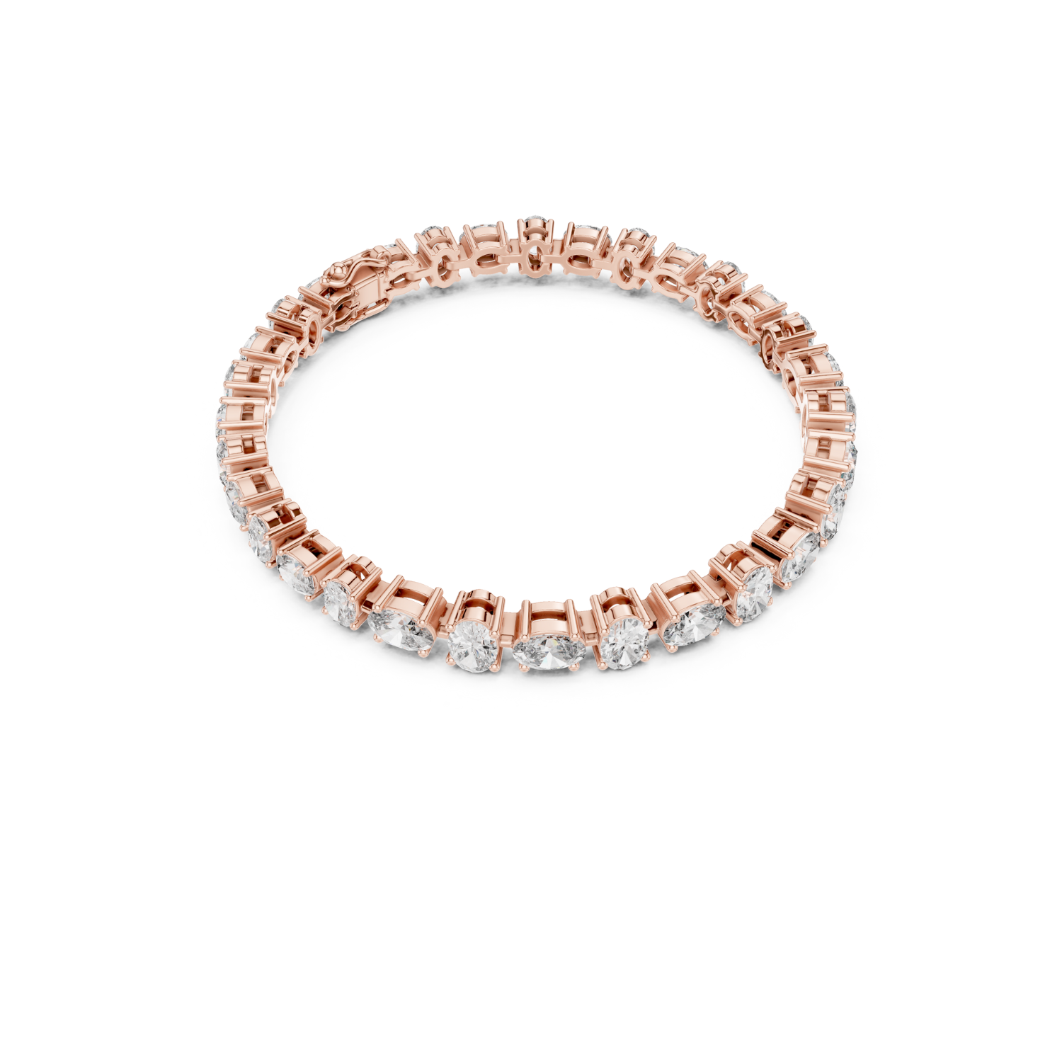 Natural Diamond Tennis Bracelet – 7.71ct H/VS1 Crowned Brilliance Heritage Collection