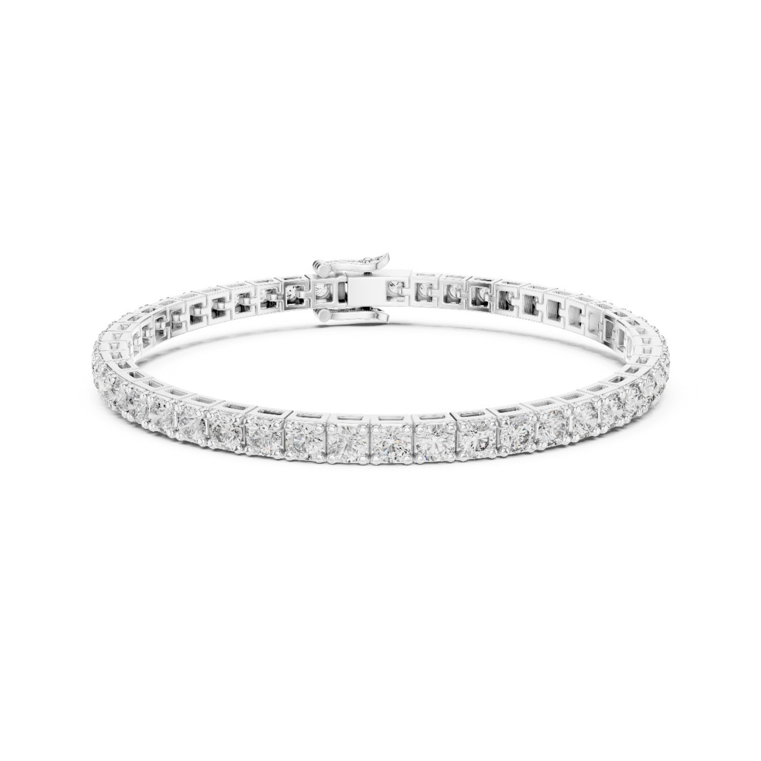Natural Diamond Tennis Bracelet – 5.17ct EF/VS Signature Luxe Collection