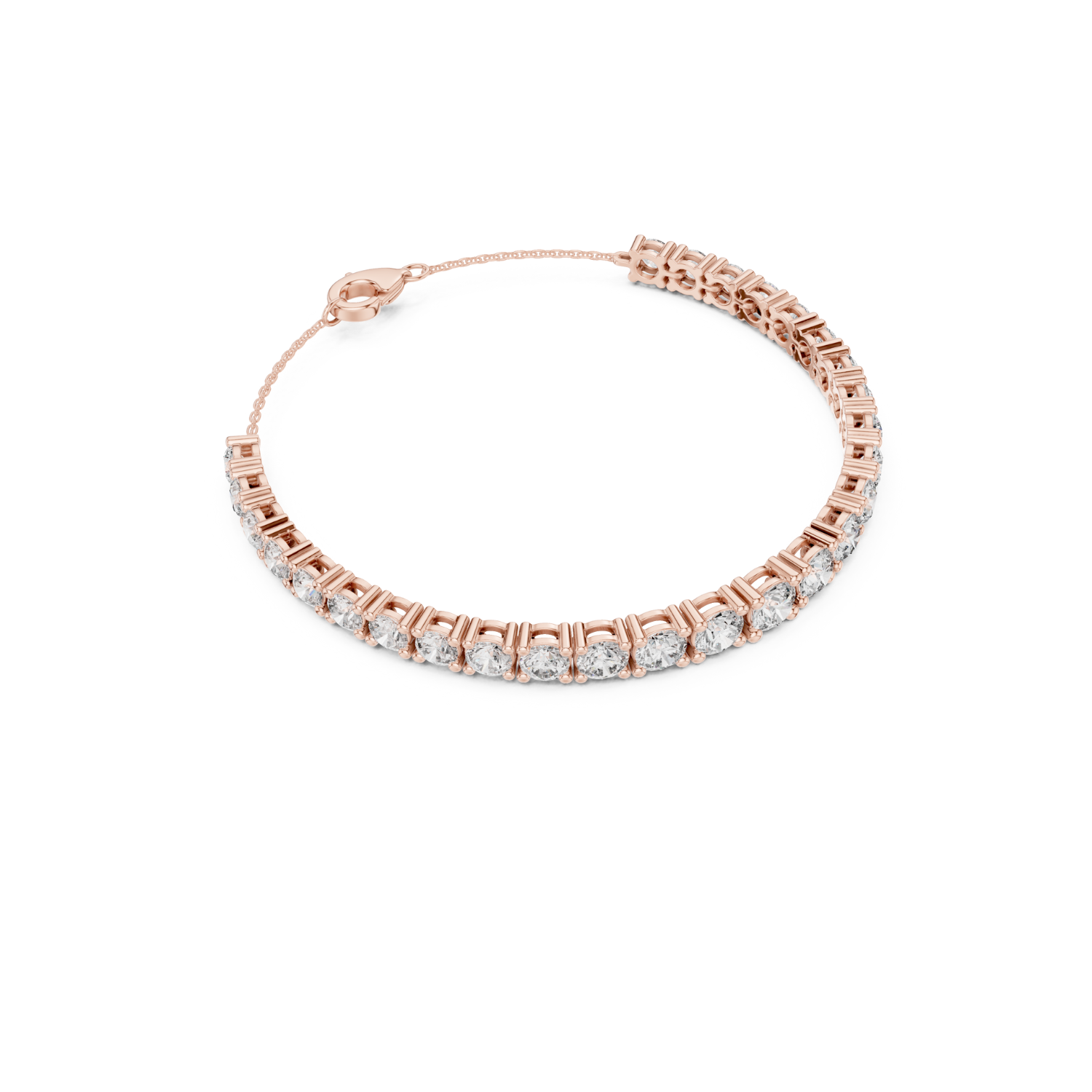 Natural Diamond Tennis Bracelet – 8.06ct H/VS1 Imperial Opulence Collection