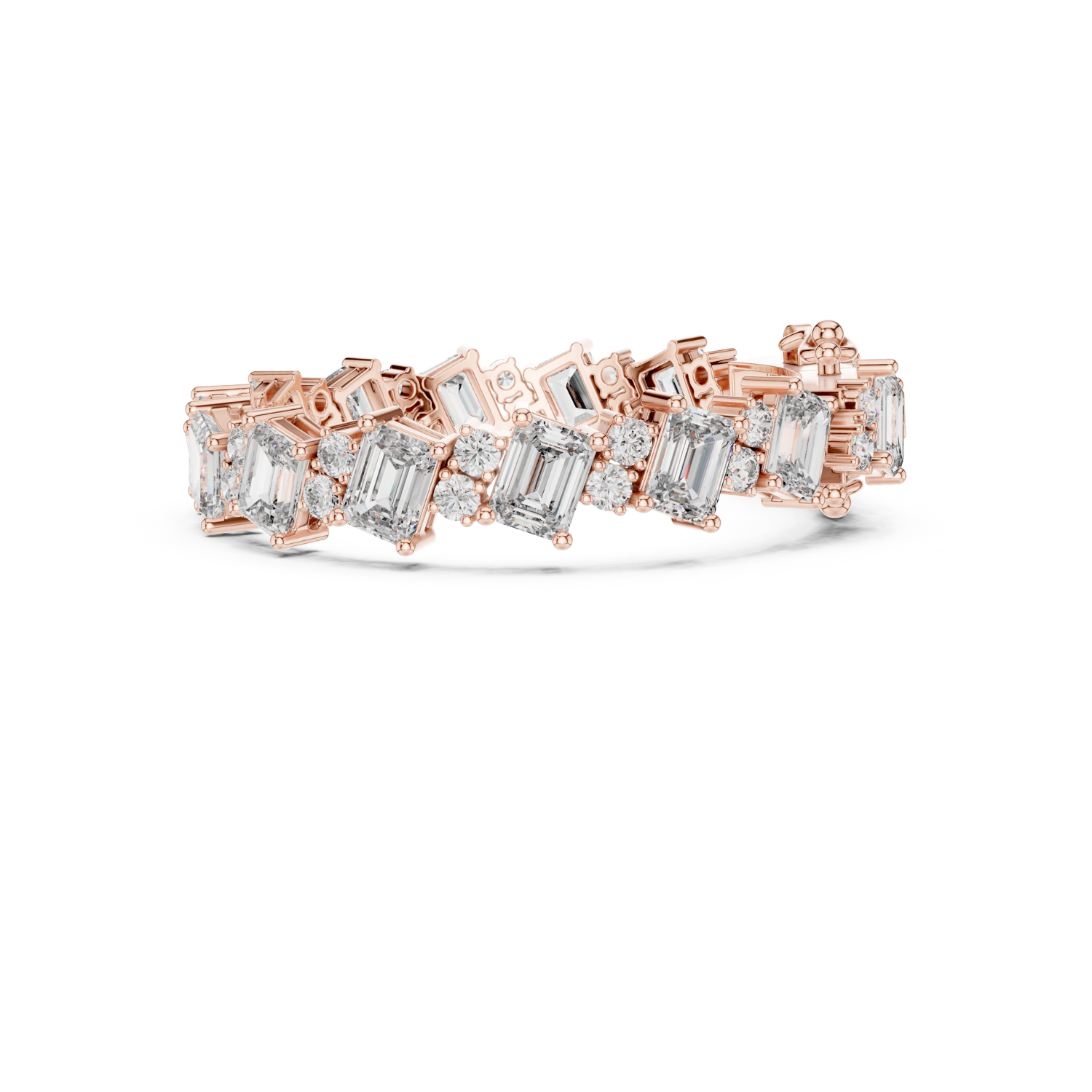 Natural Diamond Tennis Bracelet – 27.43ct J/SI1 Noble Grace Prestige Series