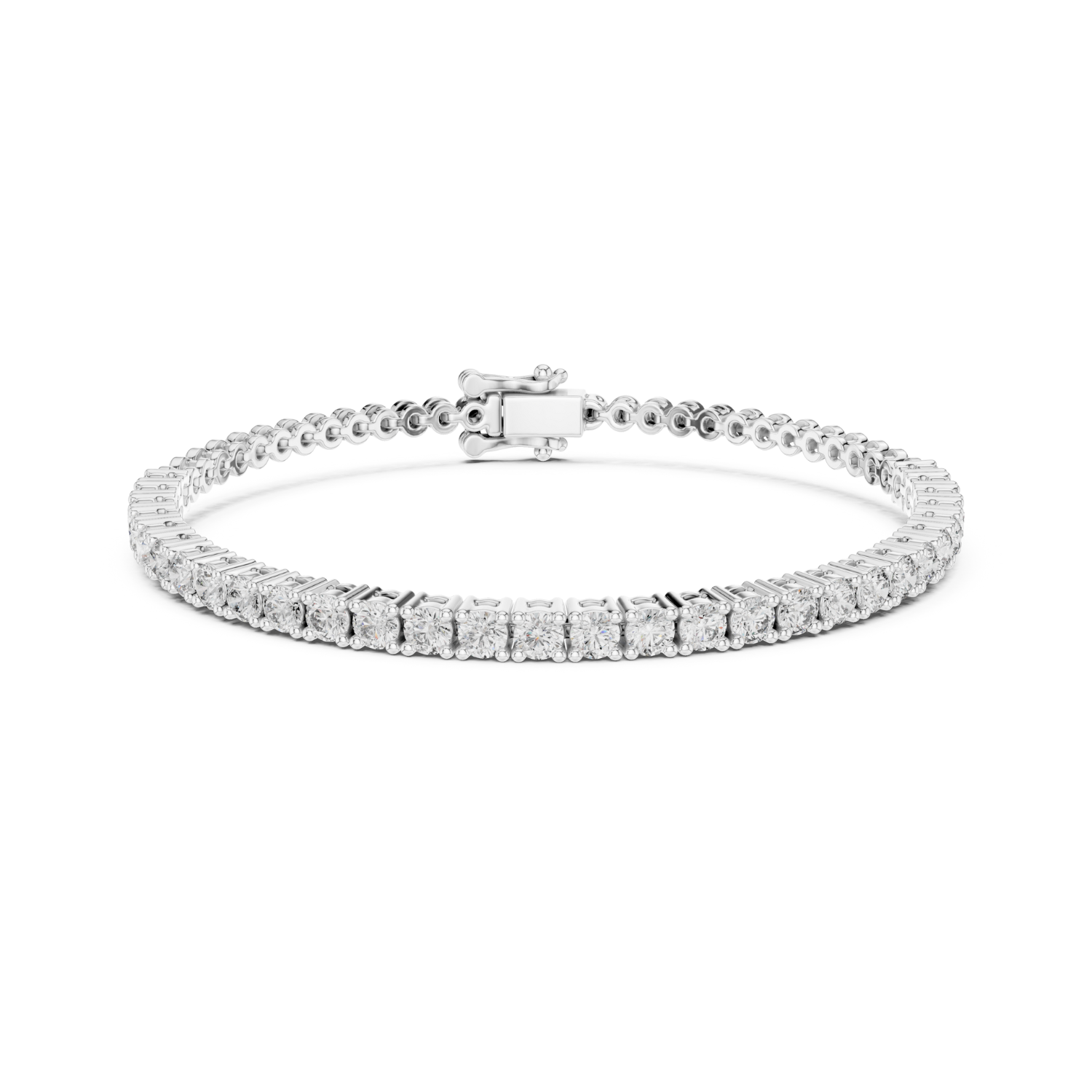 Natural Diamond Tennis Bracelet – 1.95ct EF/VS Timeless Elite Series