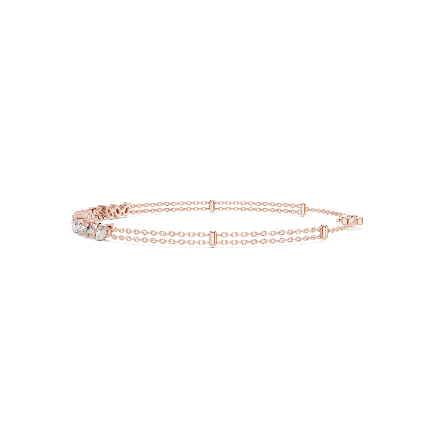 Natural Diamond Charm Bracelet – 1.50ct GH/VS Imperial Prestige Luxe