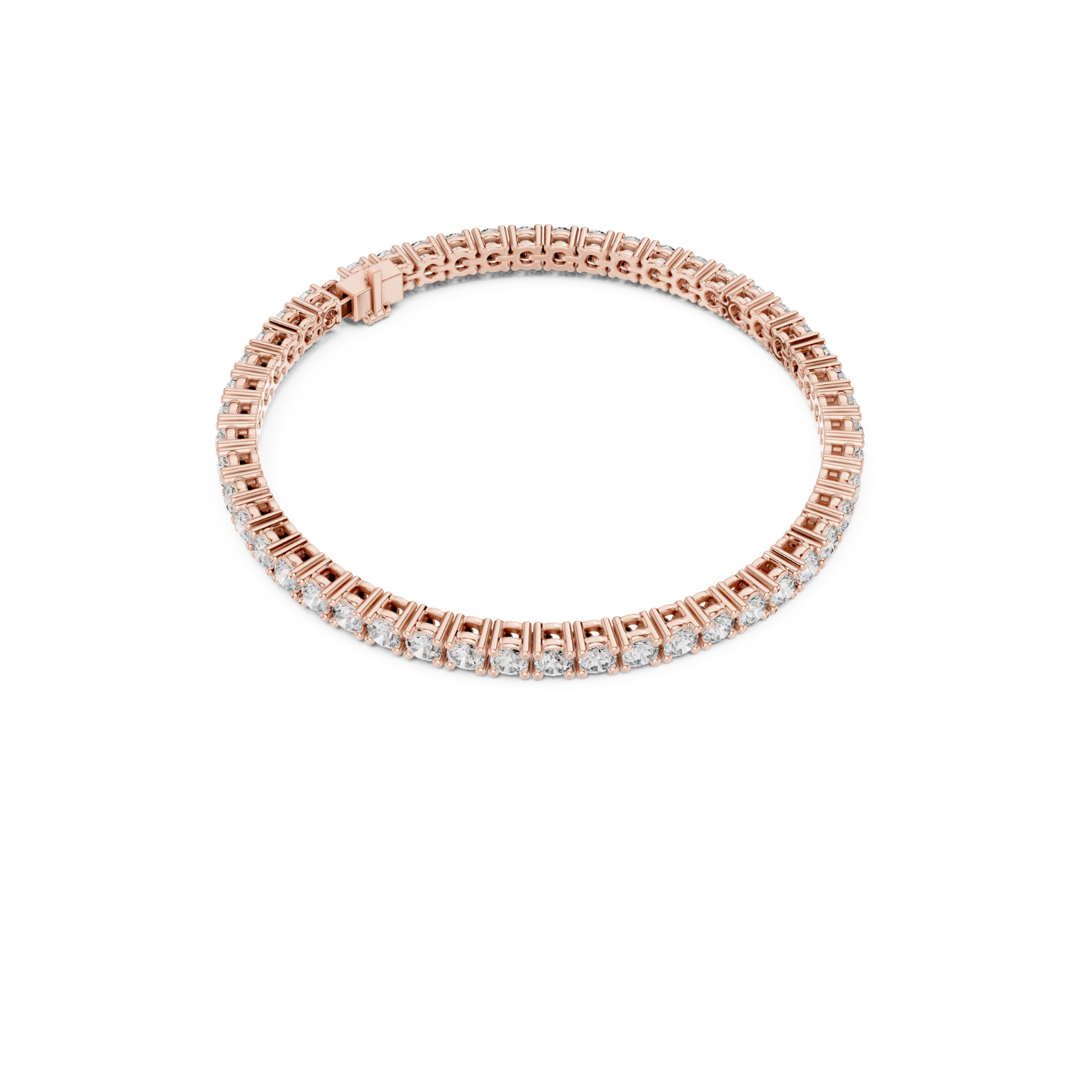 Natural Diamond Tennis Bracelet – 6.37ct GH/SI Royal Opulence Luxe Collection