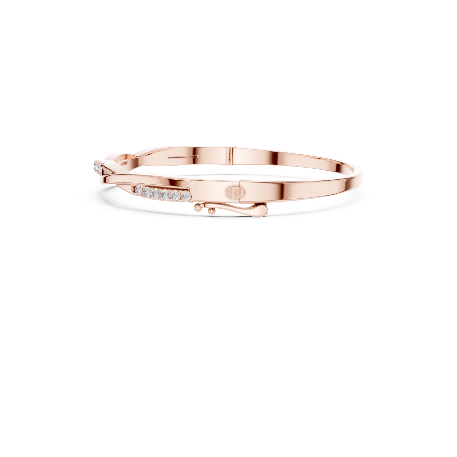 Natural Diamond Bangle Bracelet – 0.70ct EF/VS Heirloom Luxe Collection