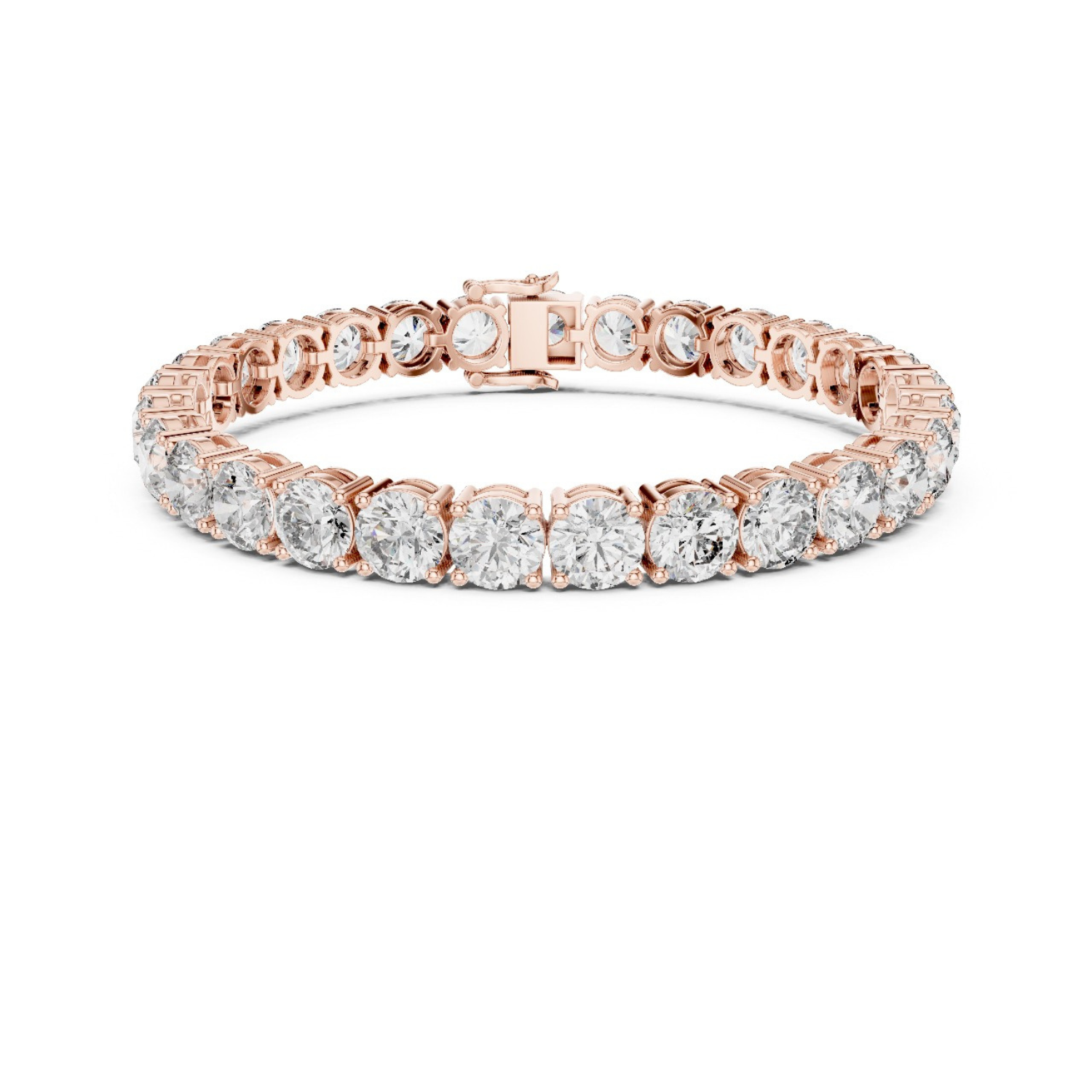 Natural Diamond Tennis Bracelet – 24.65ct I/SI1 Elite Heritage Collection