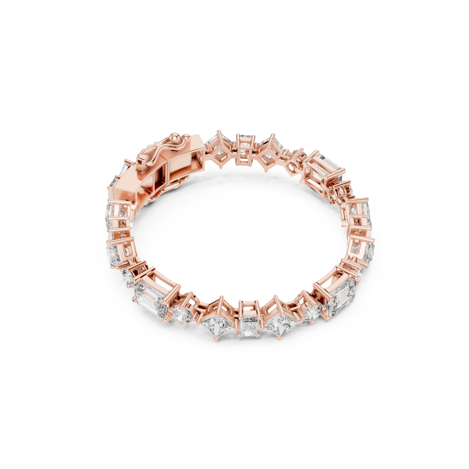 Natural Diamond Tennis Bracelet – 20.07ct I/SI1 Royal Grandeur Signature Series