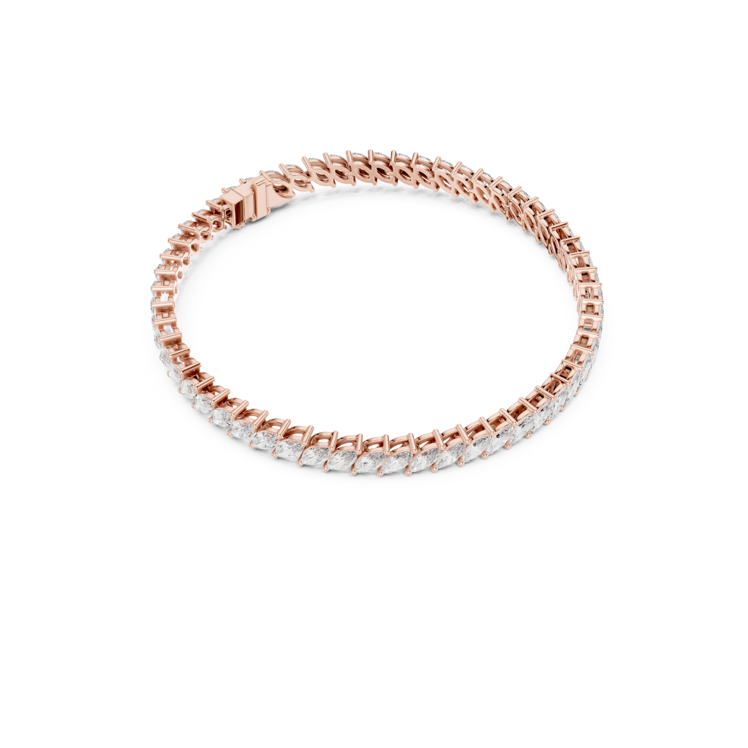 Natural Diamond Tennis Bracelet – 8.40ct GH/SI Noble Crown Luxe Series
