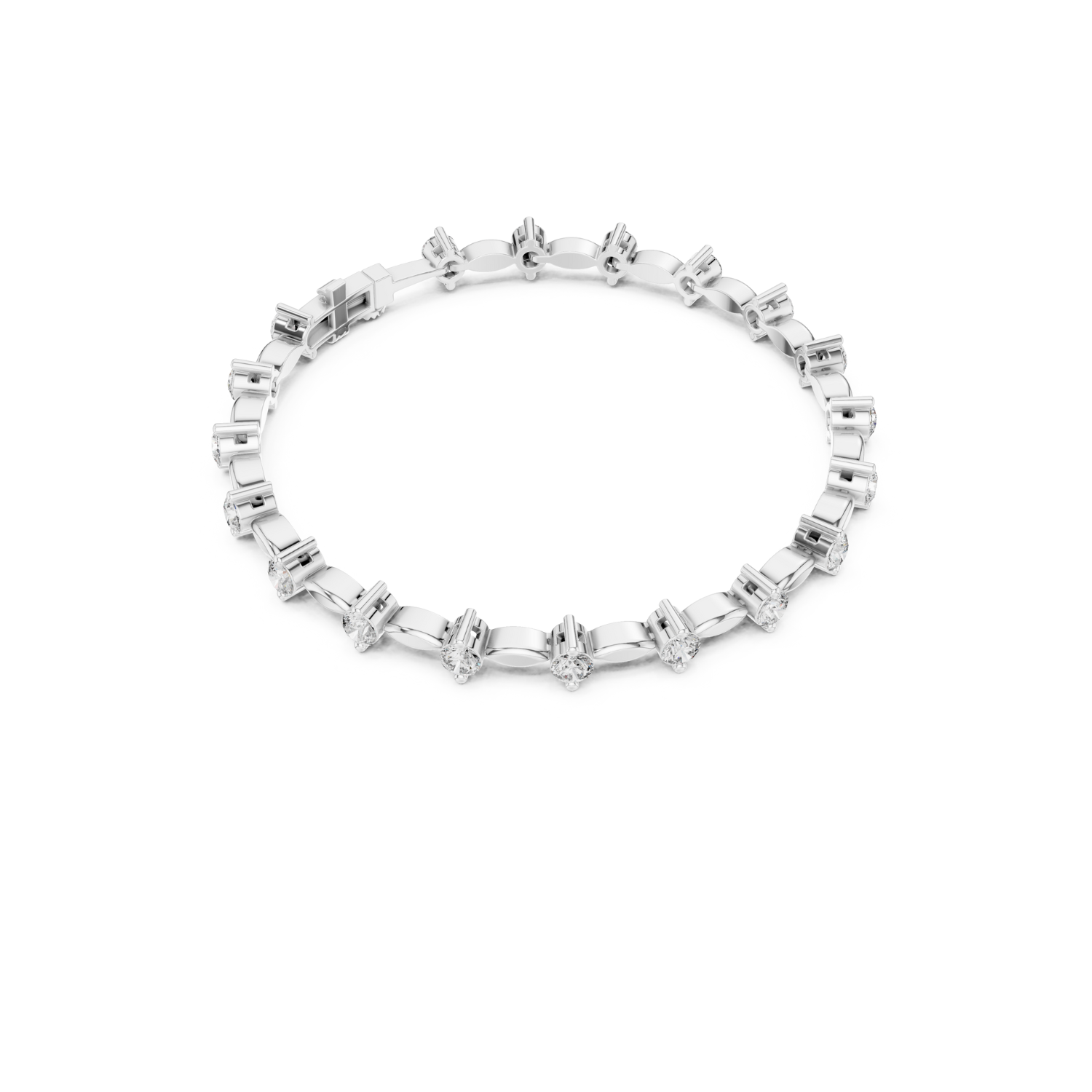 Natural Diamond Tennis Bracelet – 2.09ct EF/VS Elite Heritage Collection