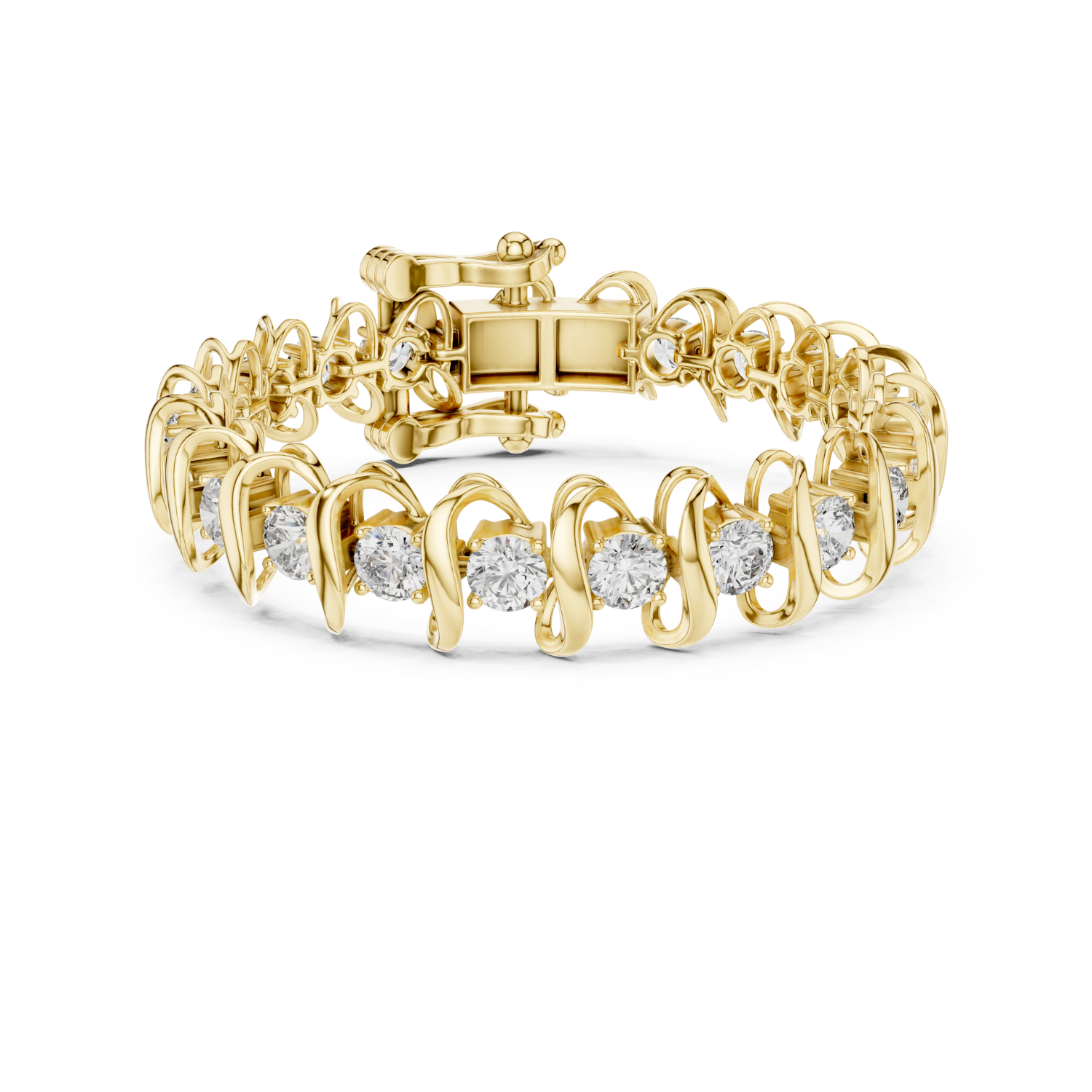 Natural Diamond Tennis Bracelet – 11.00ct H/VS2 Royal Essence Luxe Edition