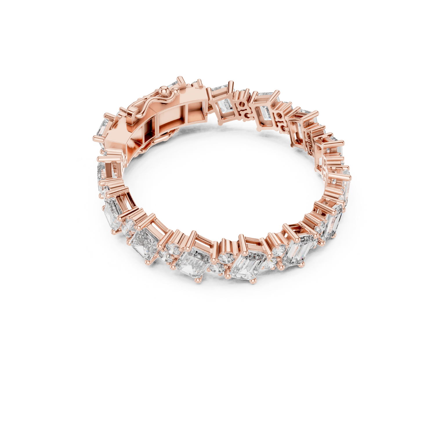 Natural Diamond Tennis Bracelet – 27.43ct J/SI1 Noble Grace Prestige Series