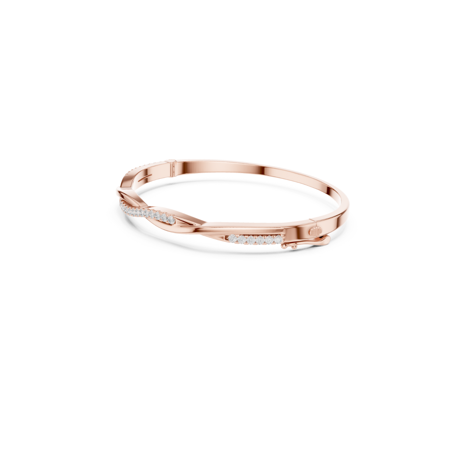 Natural Diamond Bangle Bracelet – 0.70ct EF/VS Heirloom Luxe Collection