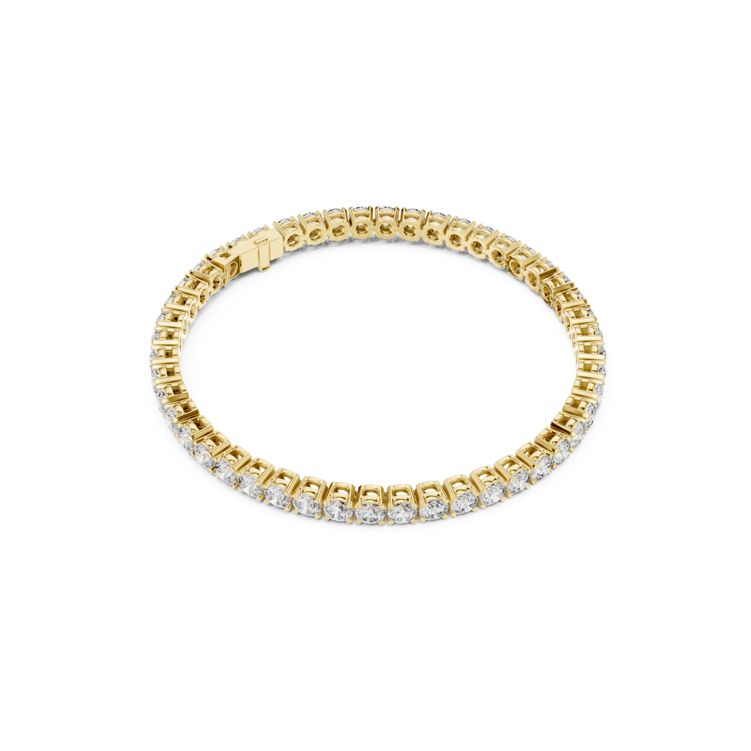 Natural Diamond Tennis Bracelet – 7.008ct GH/SI Exclusive Heritage Luxe