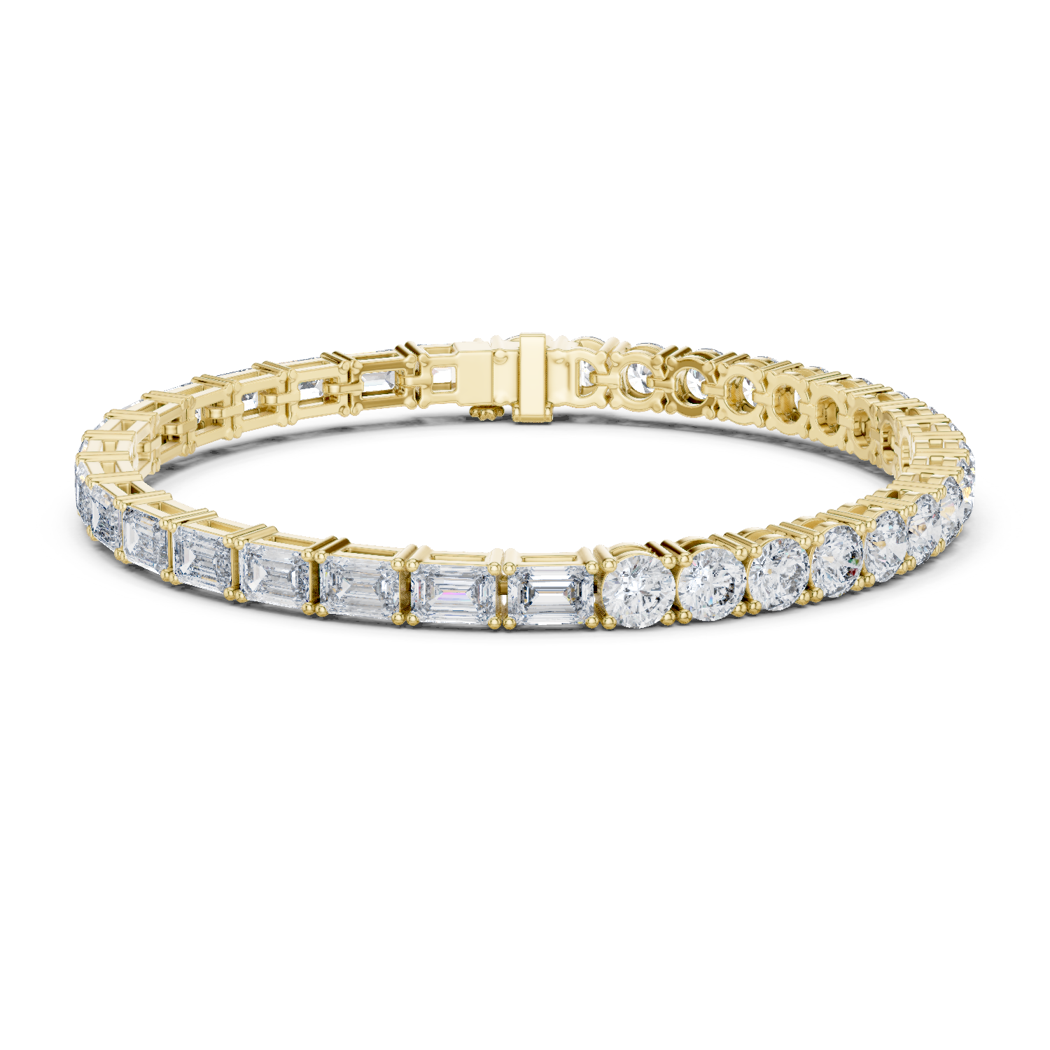 Natural Diamond Tennis Bracelet –12.60ct J/VS2 Opulent Crown Luxe Edition
