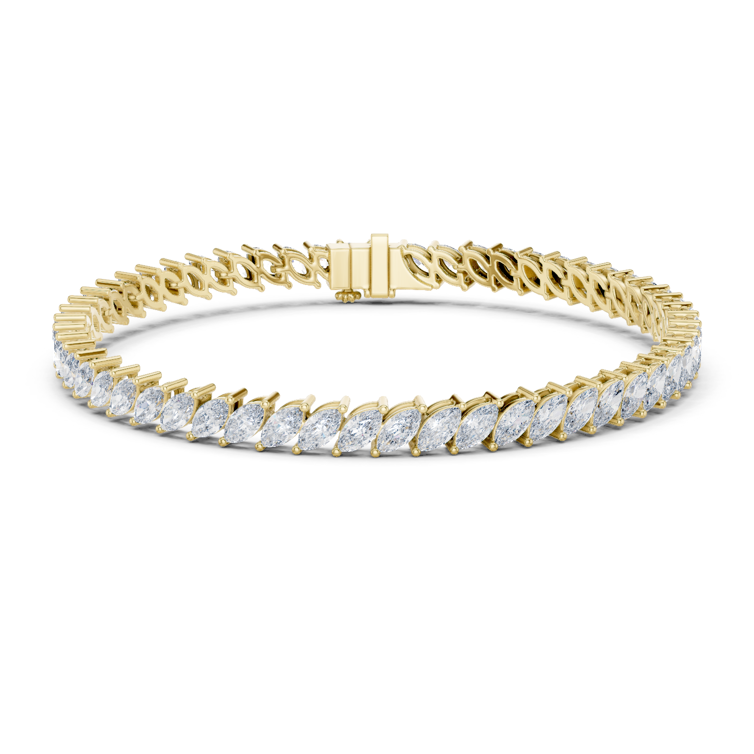 Natural Diamond Tennis Bracelet – 8.40ct GH/SI Noble Crown Luxe Series