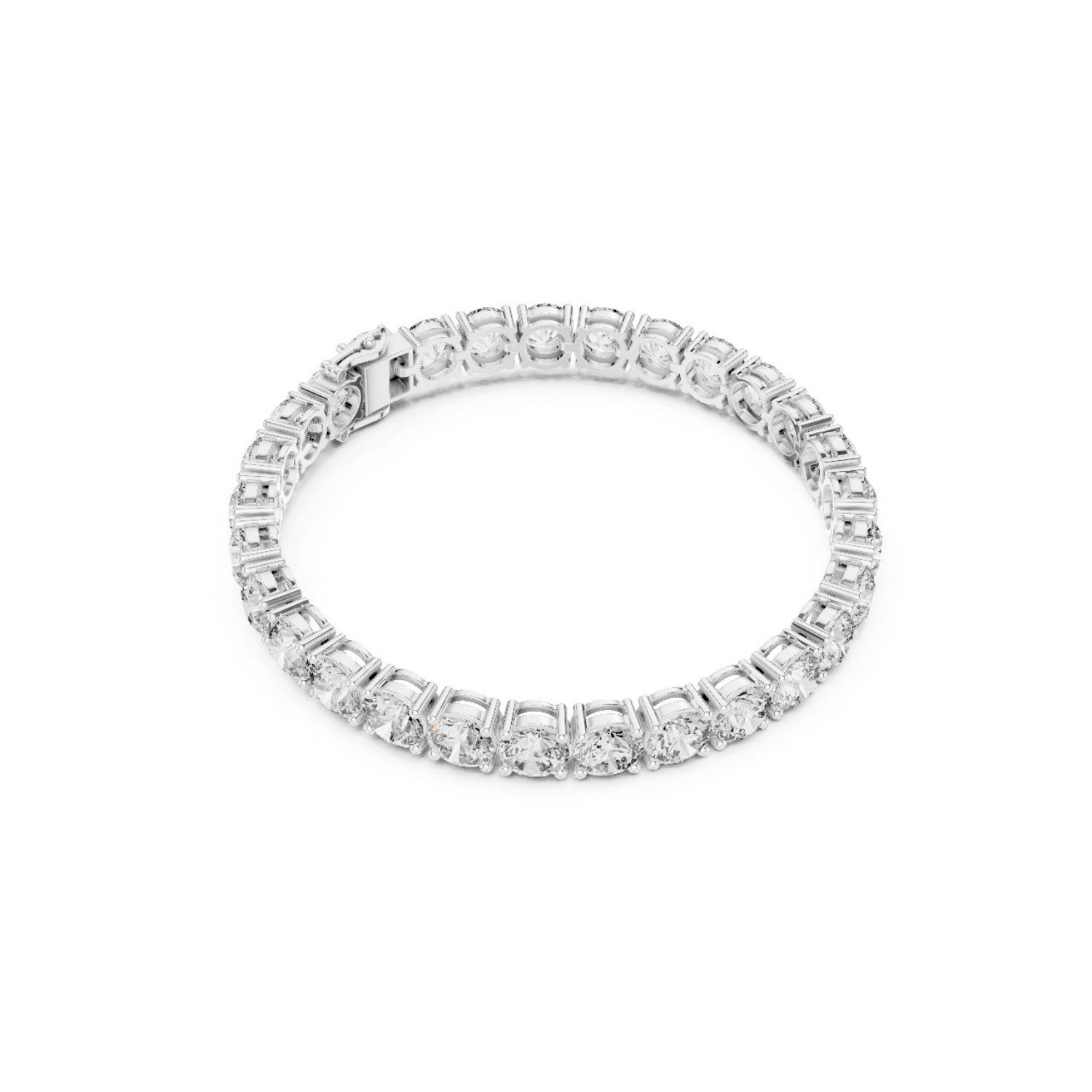 Natural Diamond Tennis Bracelet – 24.65ct I/SI1 Elite Heritage Collection