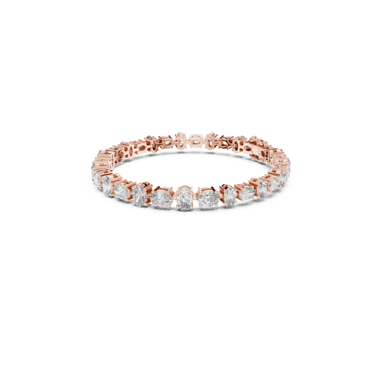 Natural Diamond Tennis Bracelet – 7.71ct H/VS1 Crowned Brilliance Heritage Collection