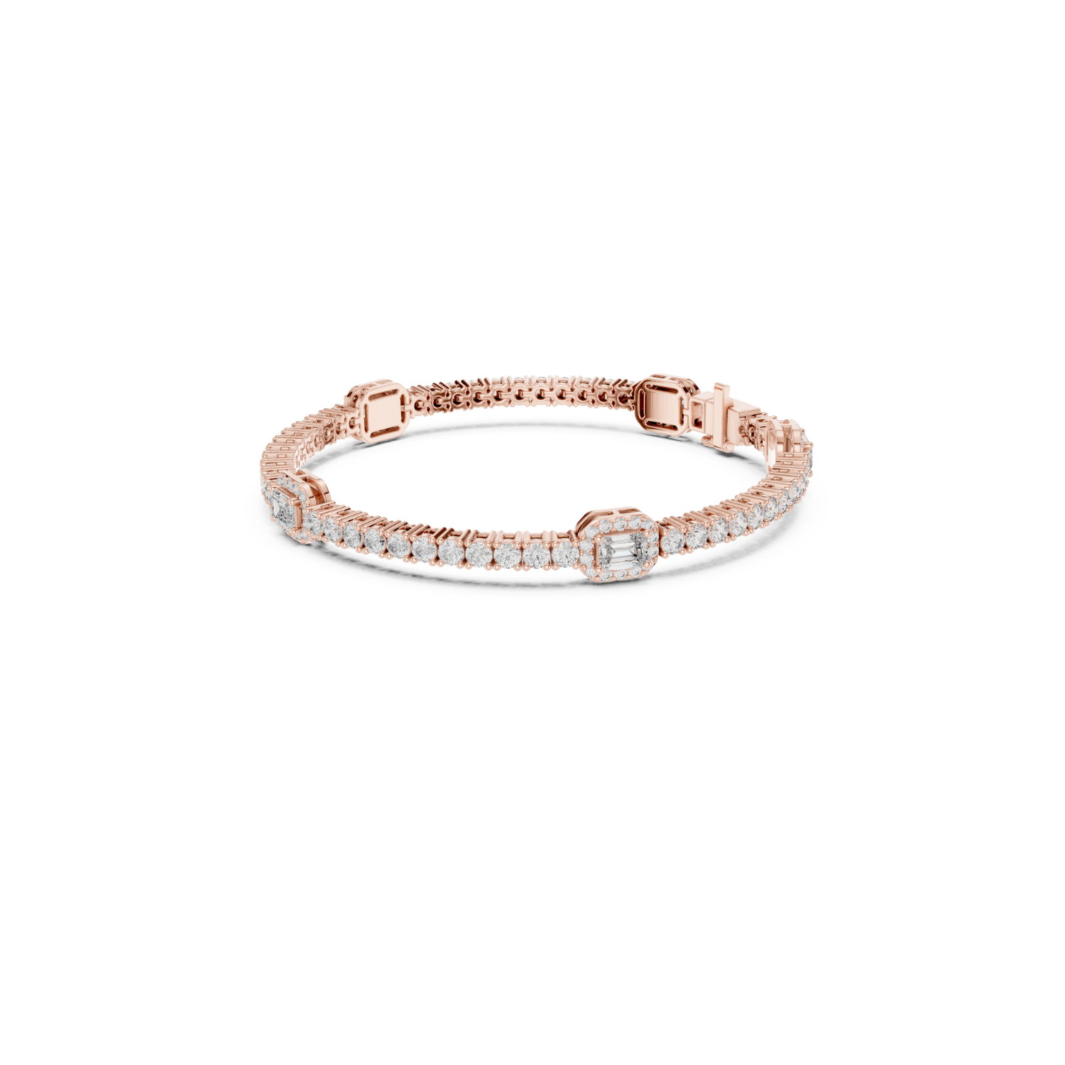 Natural Diamond Tennis Bracelet – 5.27ct J/VS1 Elite Crown Luxe Collection