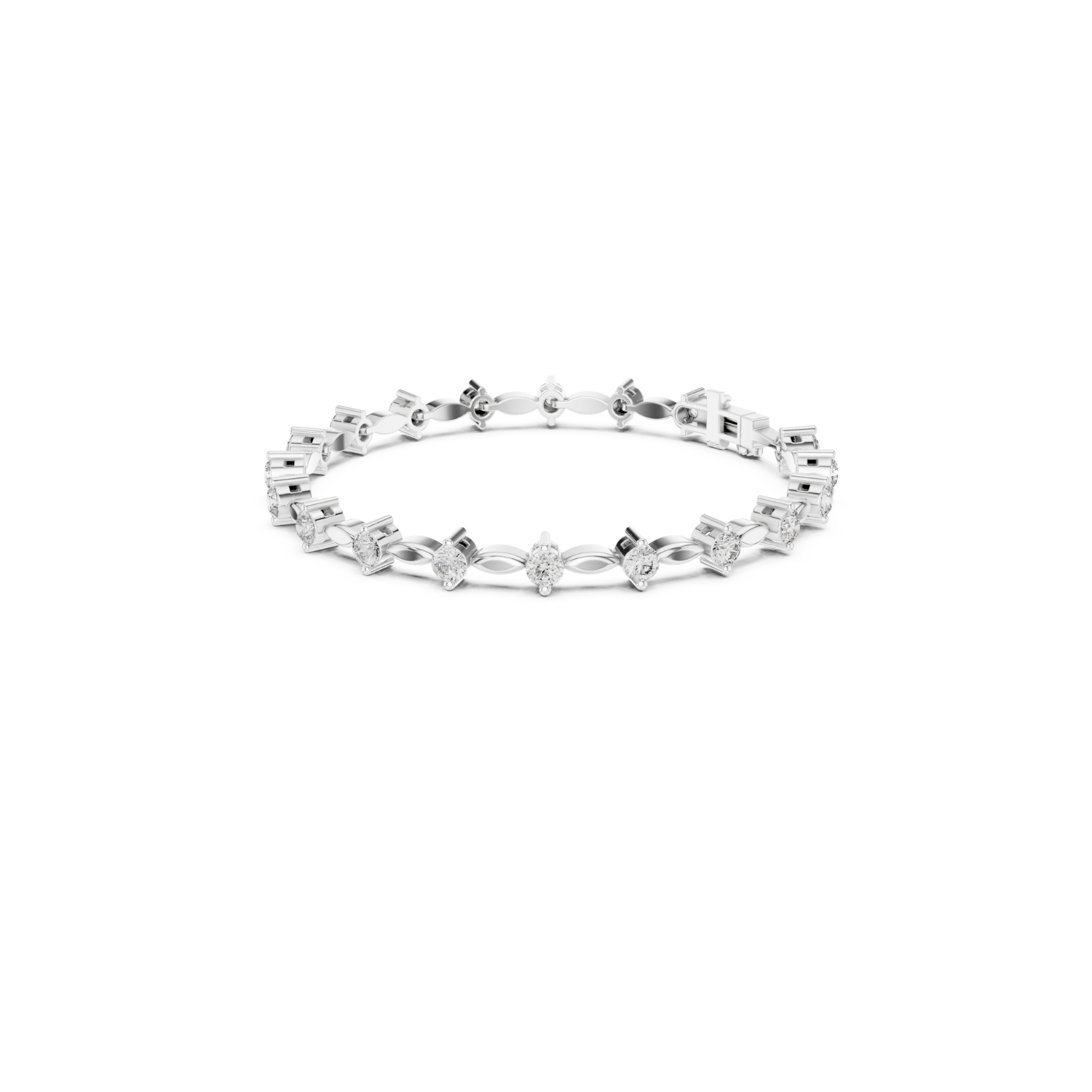 Natural Diamond Tennis Bracelet – 2.09ct EF/VS Elite Heritage Collection