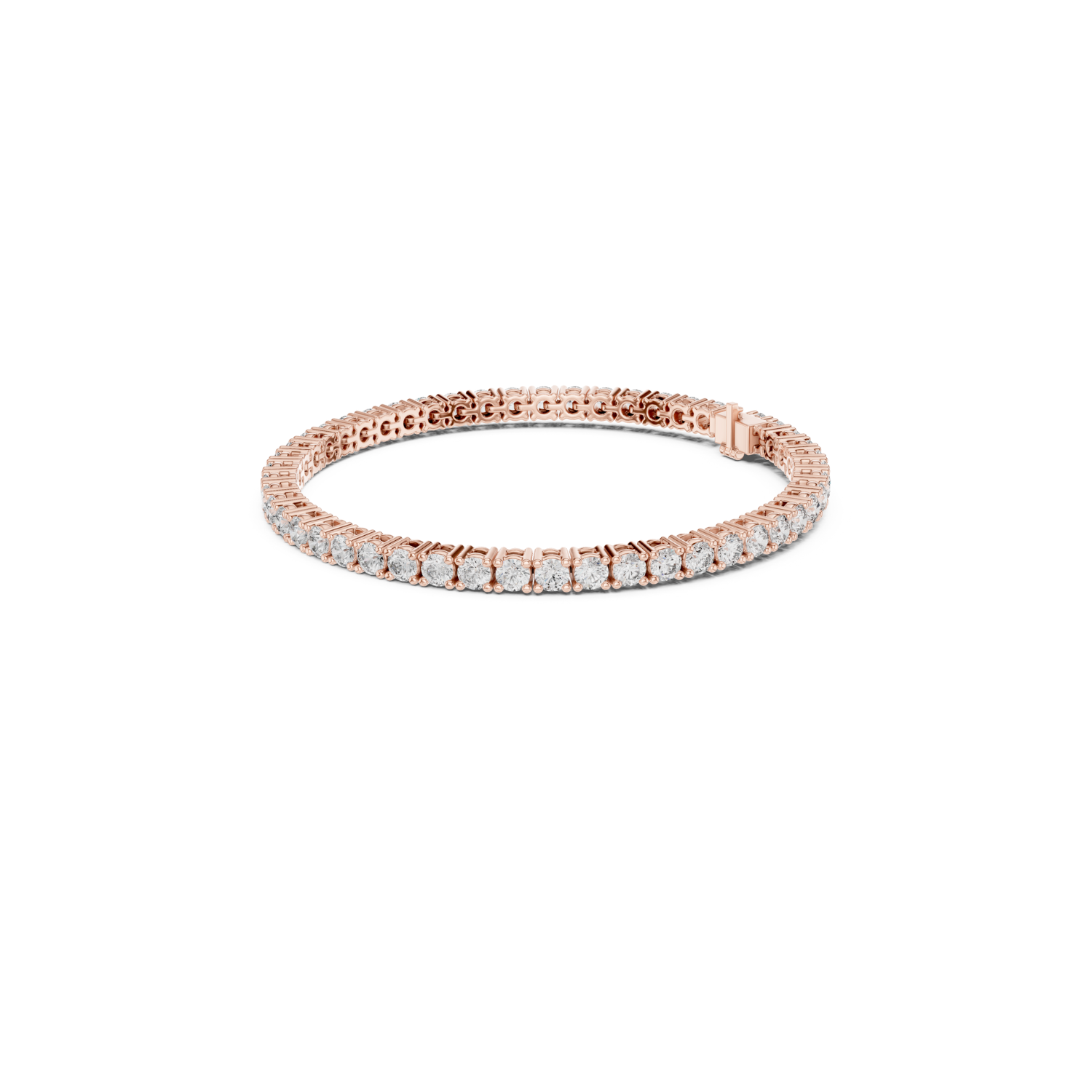 Natural Diamond Tennis Bracelet – 6.37ct GH/SI Royal Opulence Luxe Collection