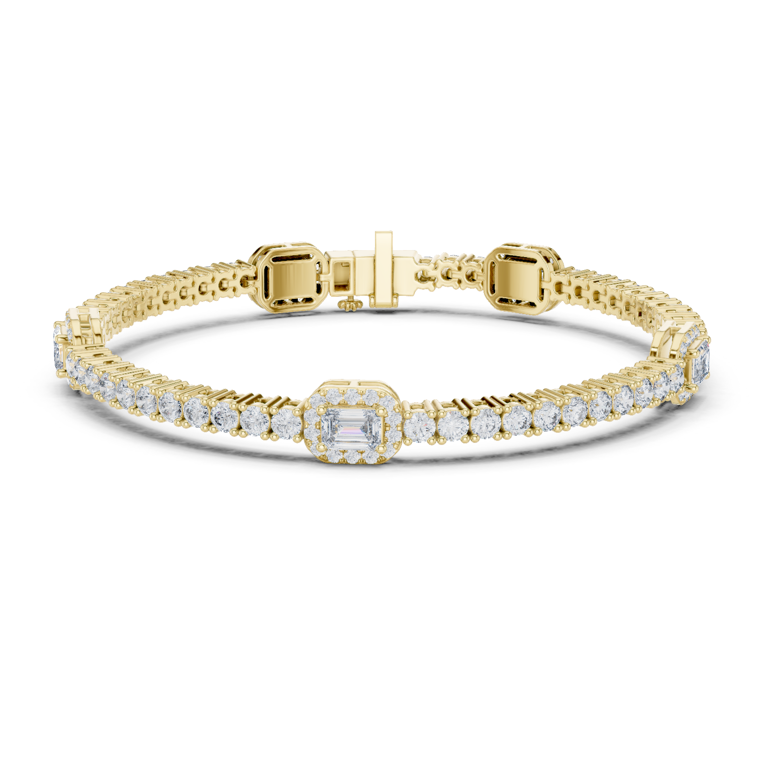 Natural Diamond Tennis Bracelet – 5.27ct J/VS1 Elite Crown Luxe Collection