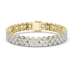 Natural Diamond Tennis Bracelet – 17.38ct I/VS1 Grand Regal Luxe Edition