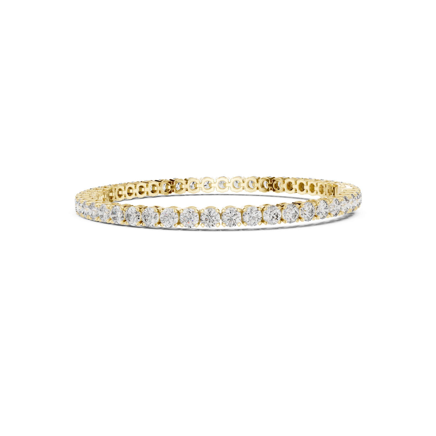 Natural Diamond Tennis Bracelet – 7.008ct GH/SI Exclusive Heritage Luxe