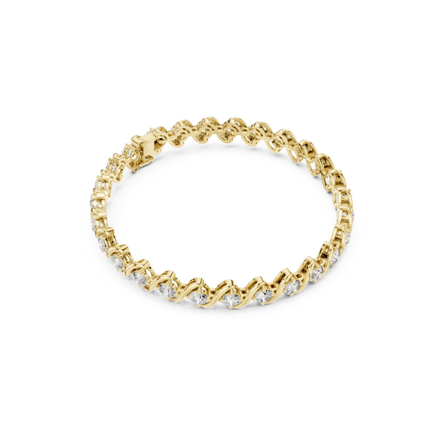 Natural Diamond Tennis Bracelet – 6.45ct H/SI1 Exclusive Heritage Luxe