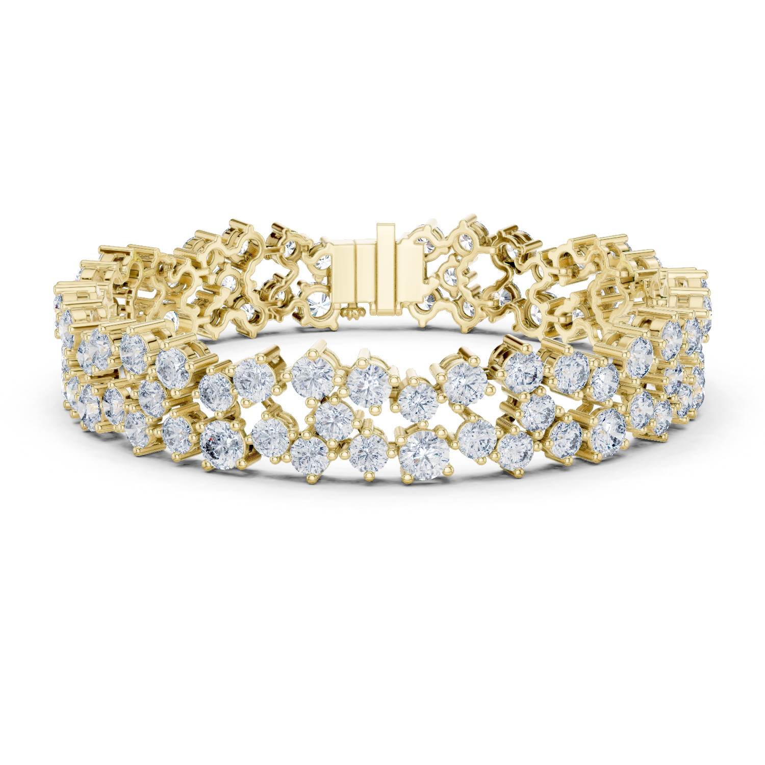 Natural Diamond Tennis Bracelet –14.45ct I/VS1 Ultimate Prestige Luxe Edition