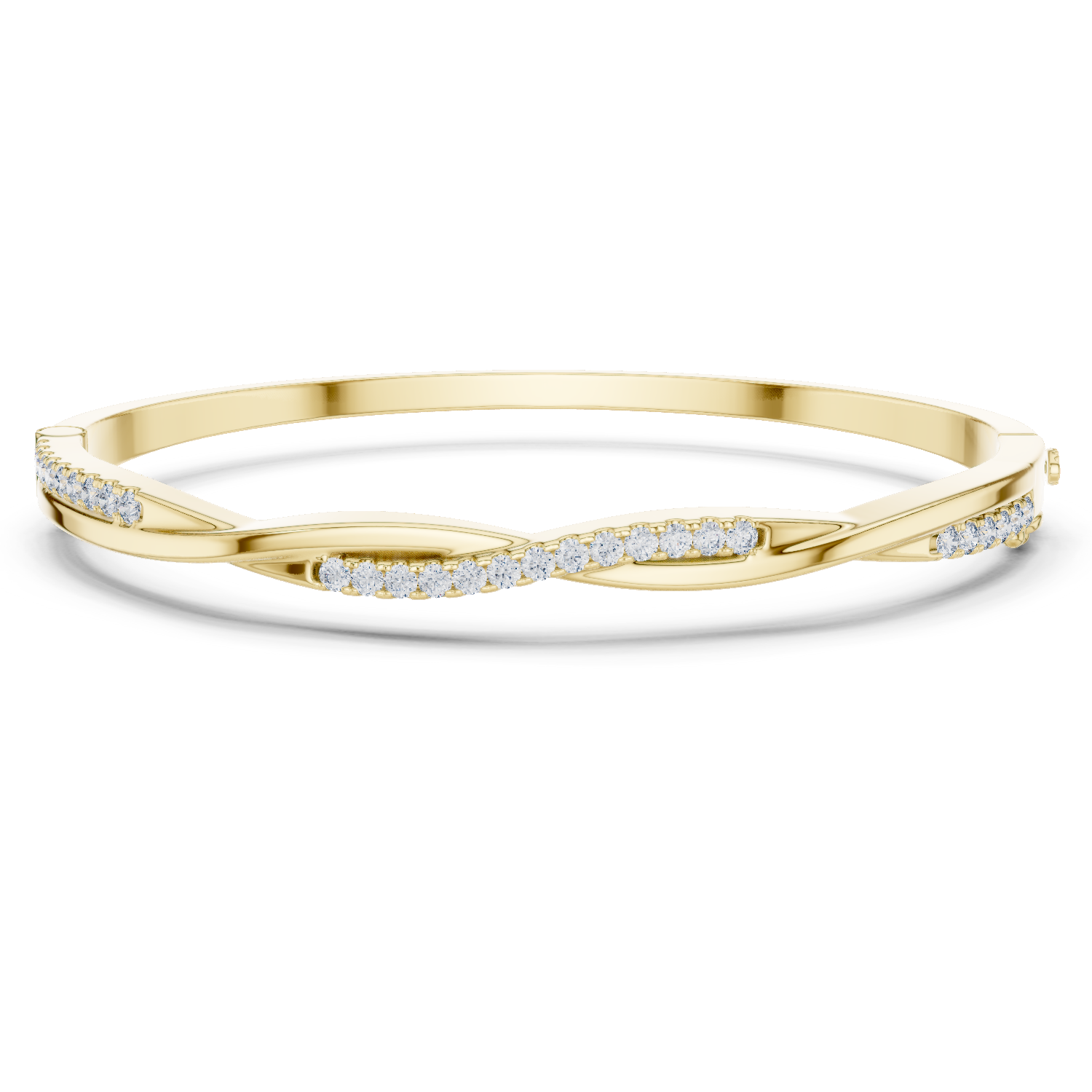Natural Diamond Bangle Bracelet – 0.70ct EF/VS Heirloom Luxe Collection