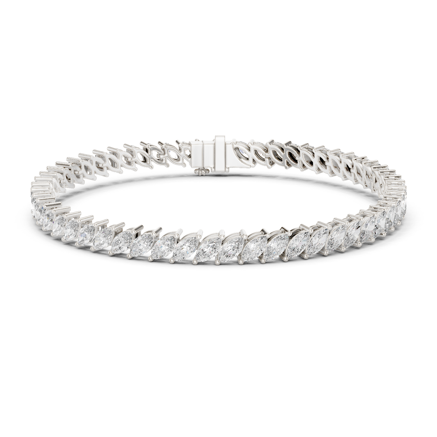 Natural Diamond Tennis Bracelet – 8.40ct GH/SI Noble Crown Luxe Series