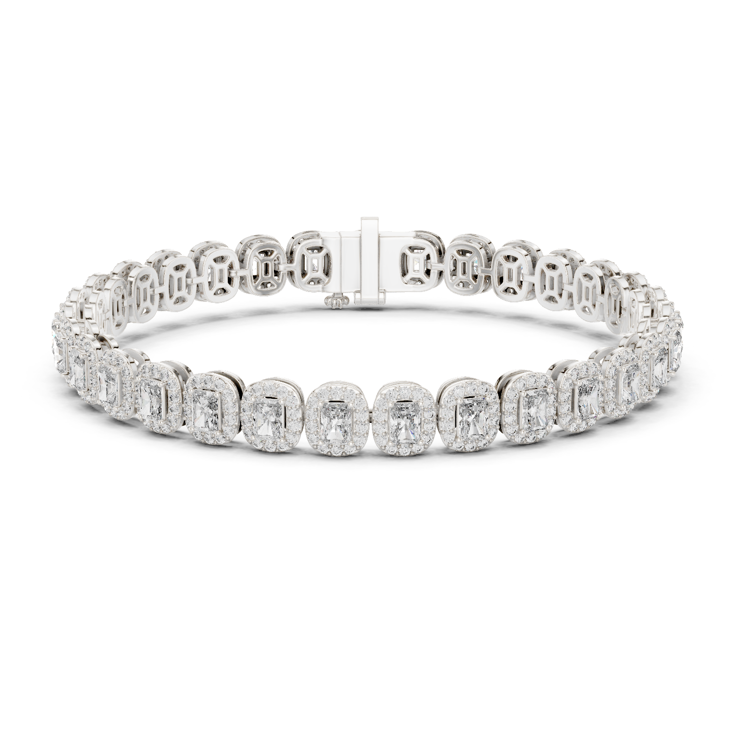 Natural Diamond Tennis Bracelet – 7.04ct GH/VS Exclusive Luxe Collection