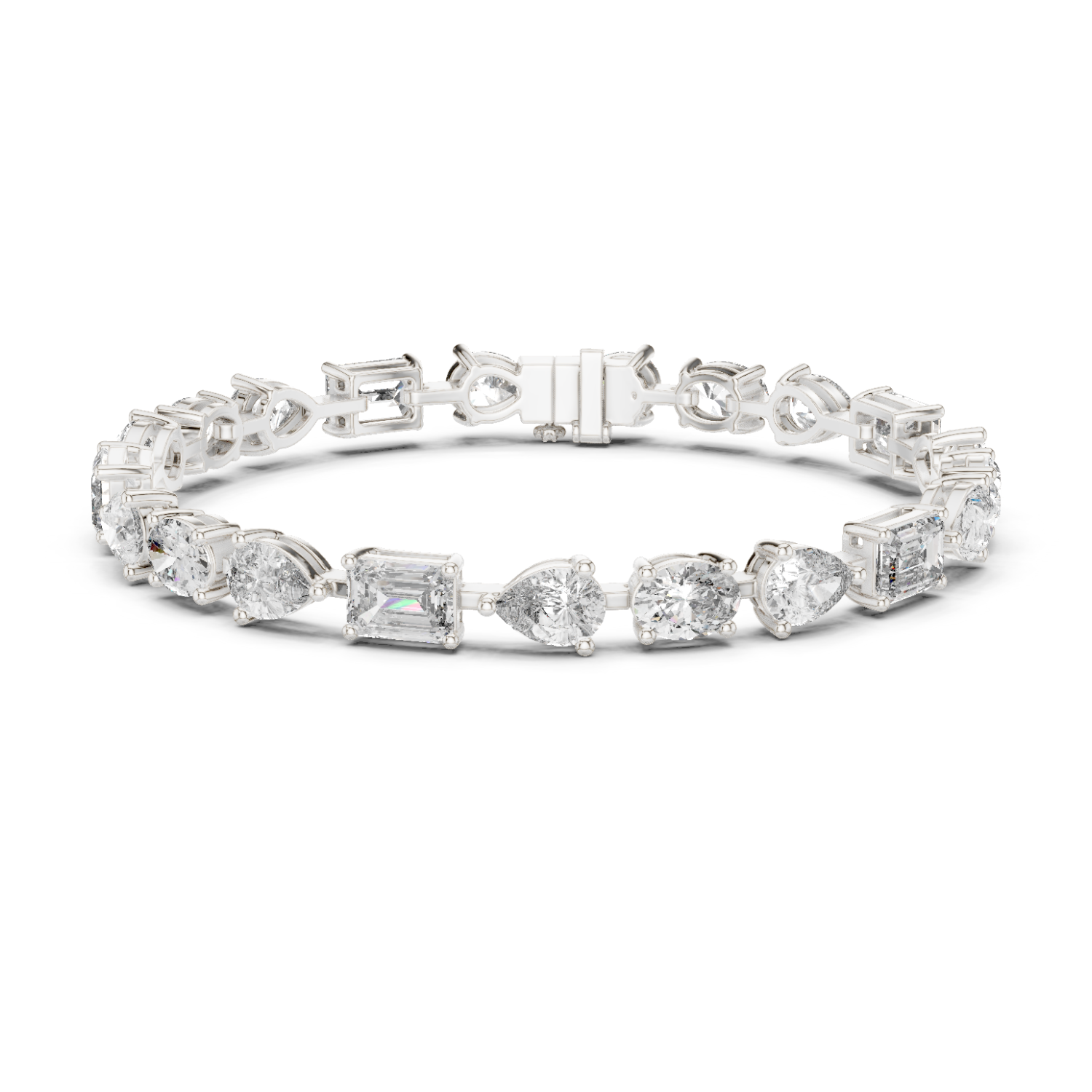 Natural Diamond Tennis Bracelet – 15.48ct H/SI1 Imperial Majesty Luxe Edition